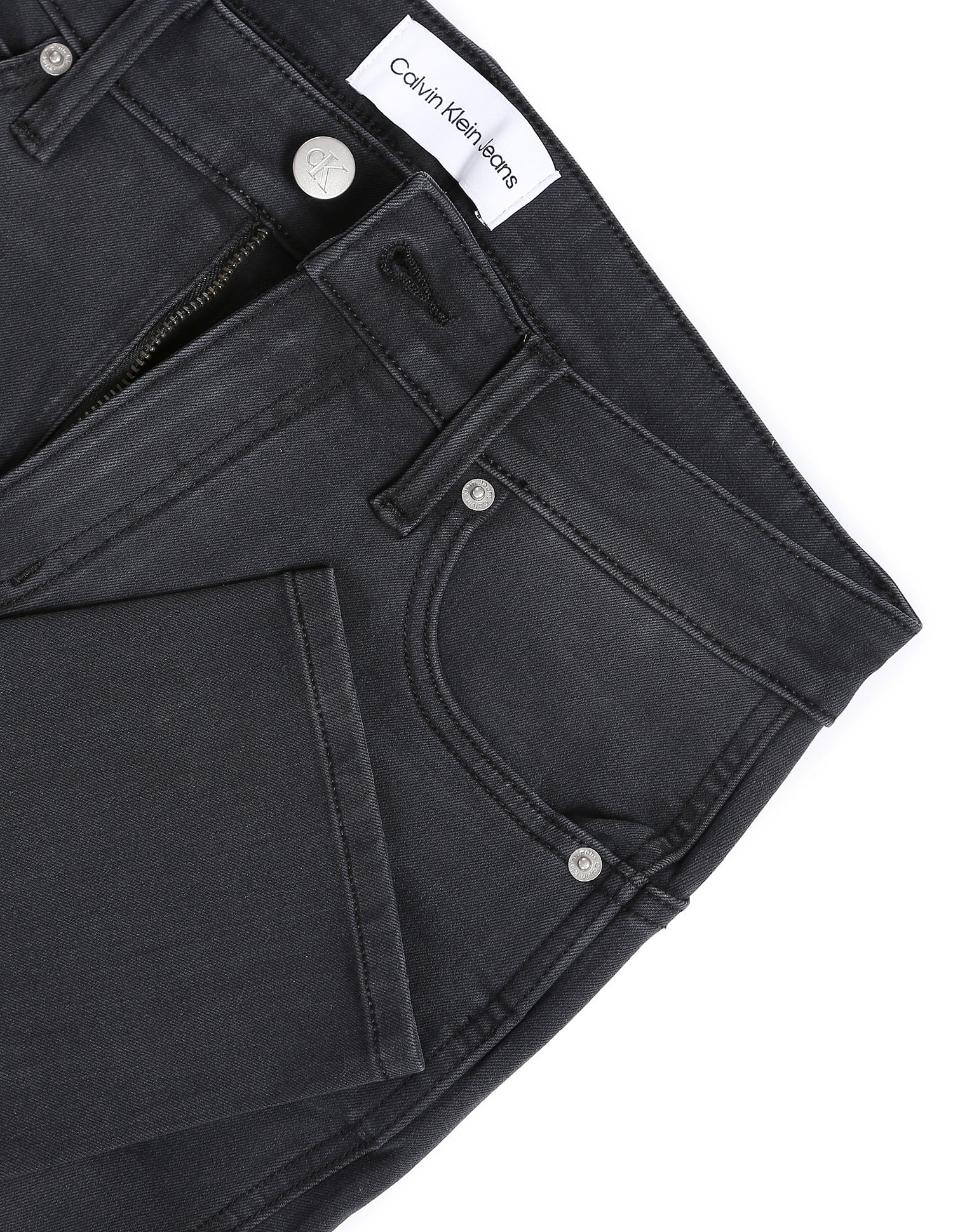 Calvin Klein Women Black Mid Rise Skinny Fit Jeans