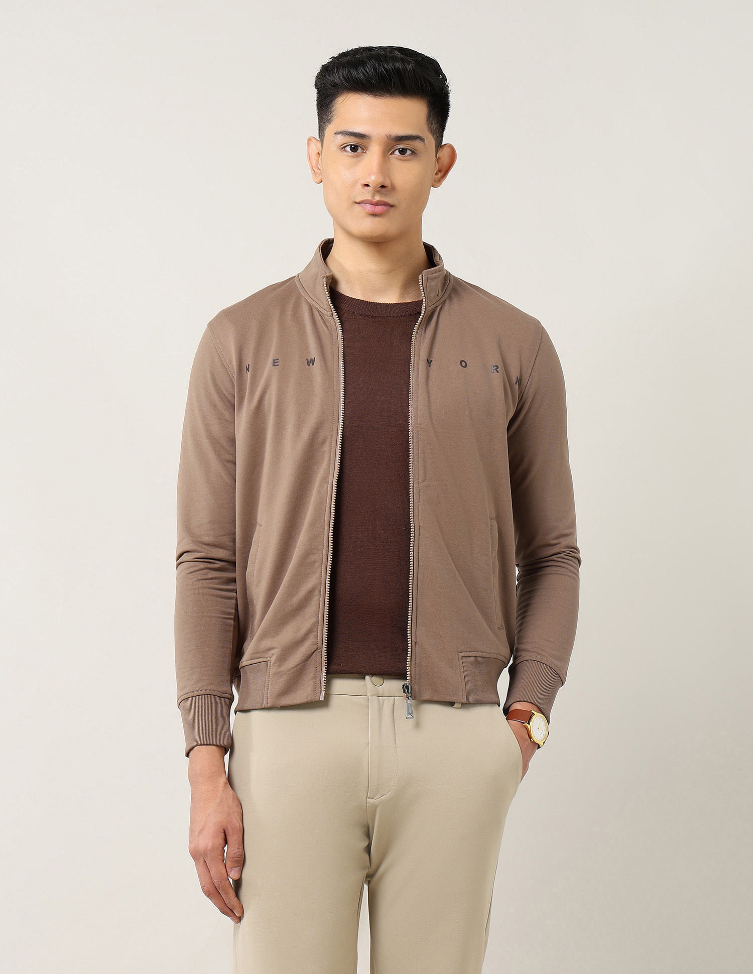 Arrow Sport Regular Fit Printed Sweatshirt