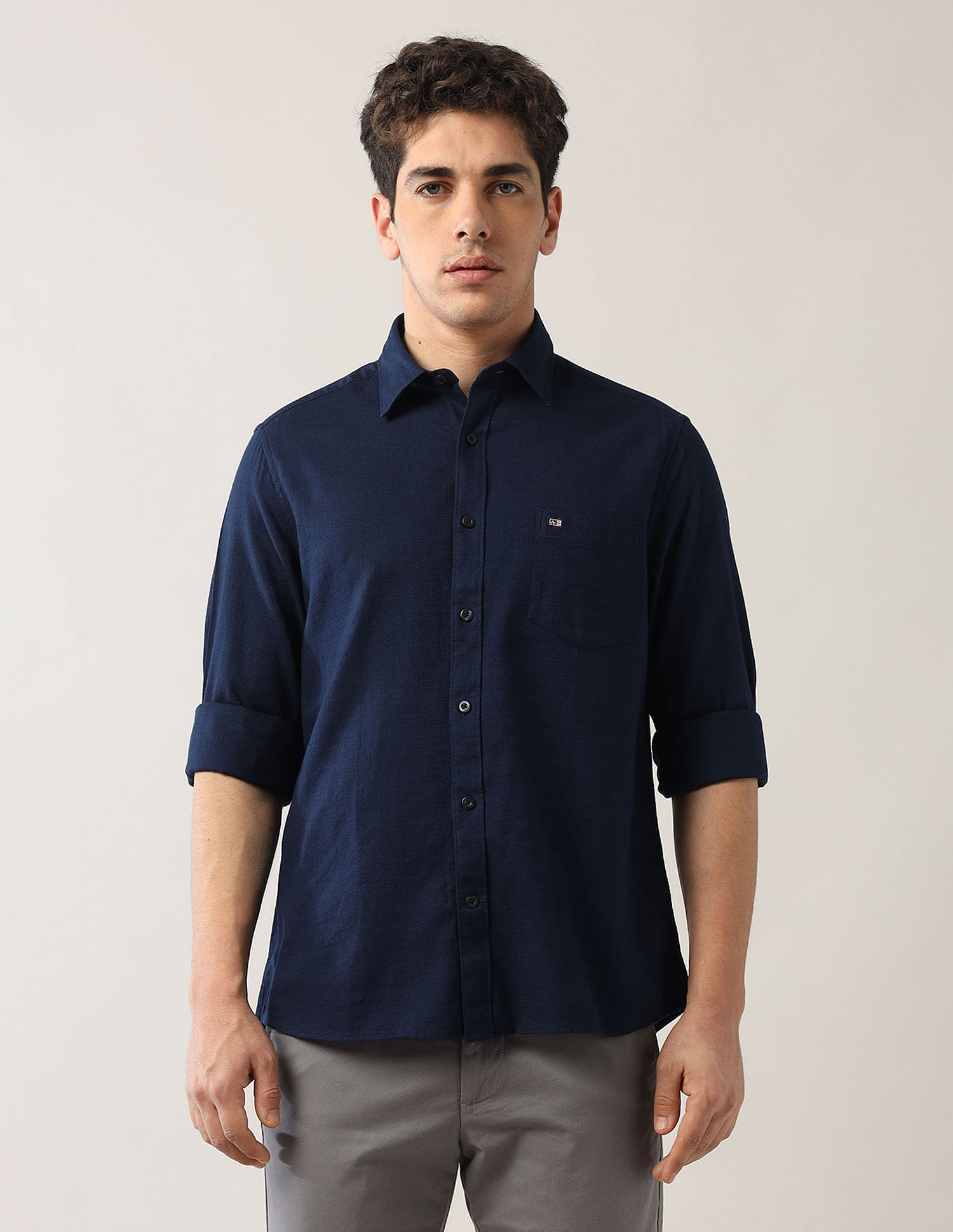 Arrow Sport Textured Dobby Shirt