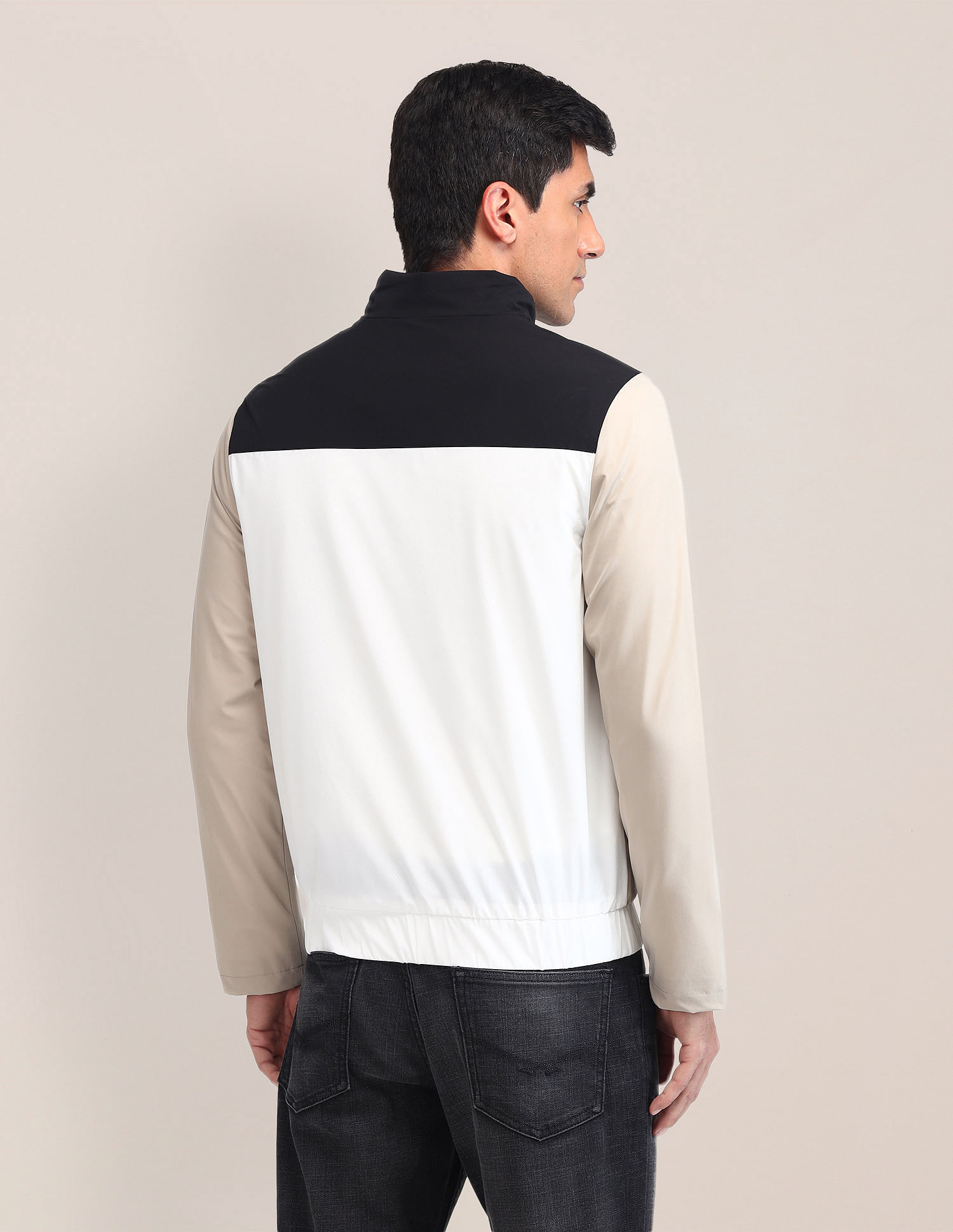 U.S. Polo Assn. Colour Blocked Regular Fit Jacket