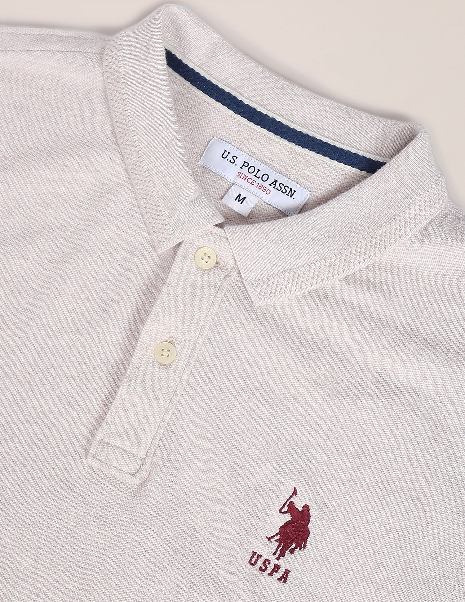U.S. Polo Assn. Solid Cotton Polo Shirt