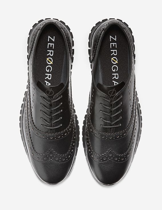 haan women's cole haan black wingtip