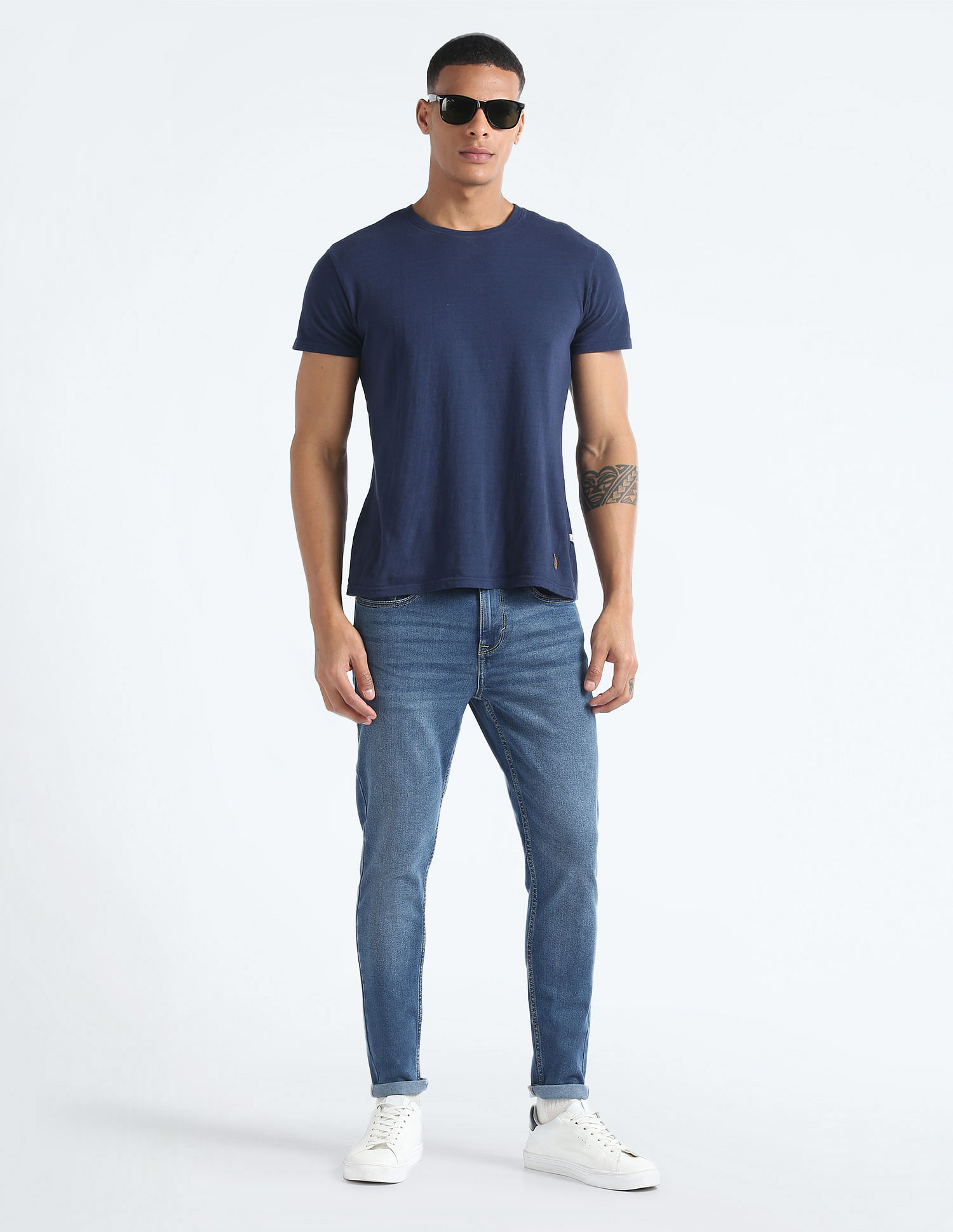 Flying Machine Morrison Skinny Cropped Jeans