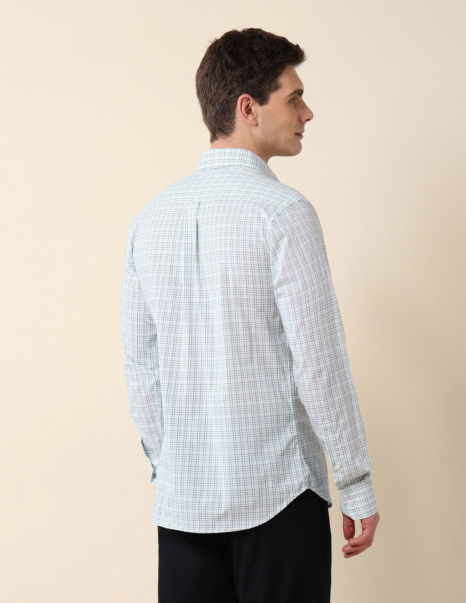 U.S. Polo Assn. Graph Checked Tailored Fit Shirt
