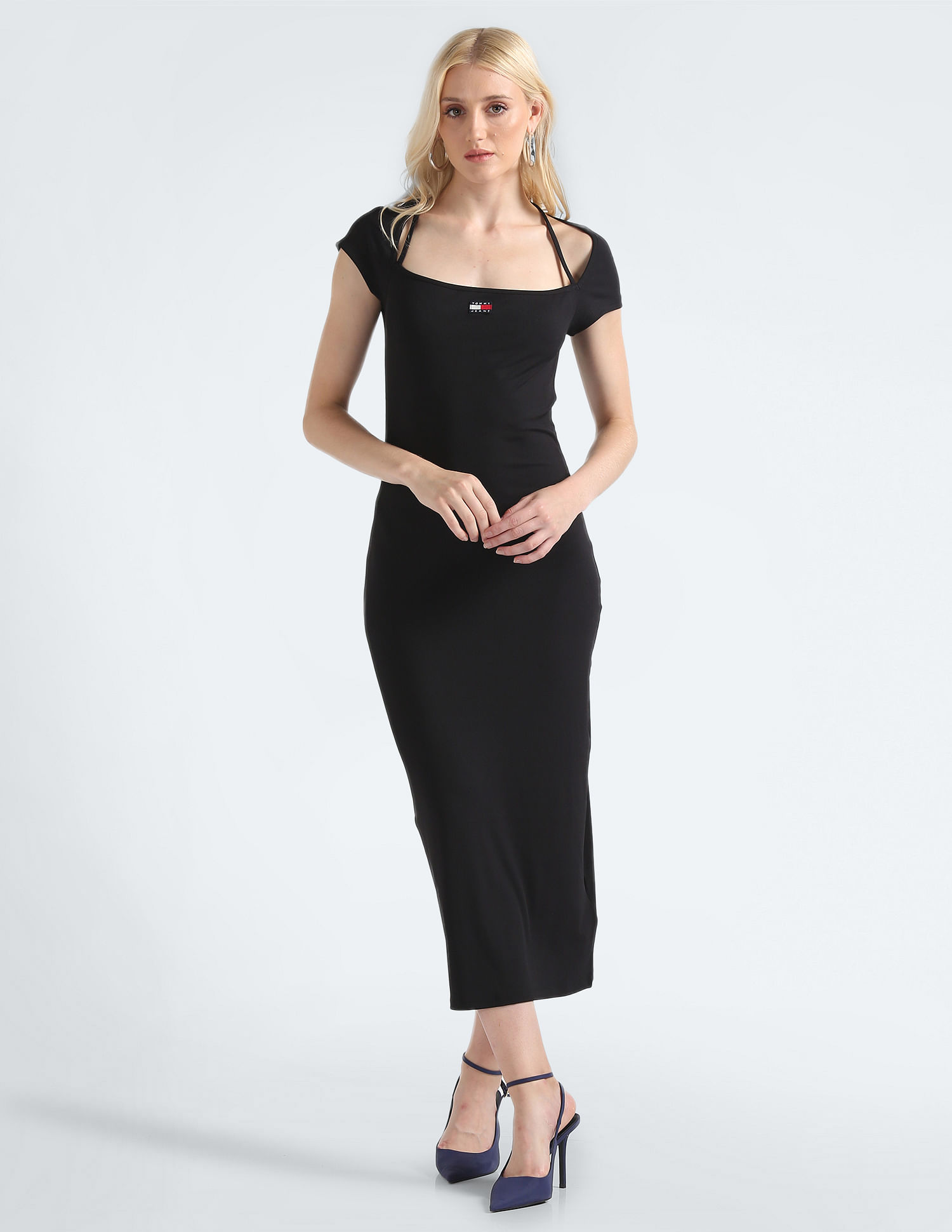 Tommy Hilfiger Mini Badge Ribbed Dress