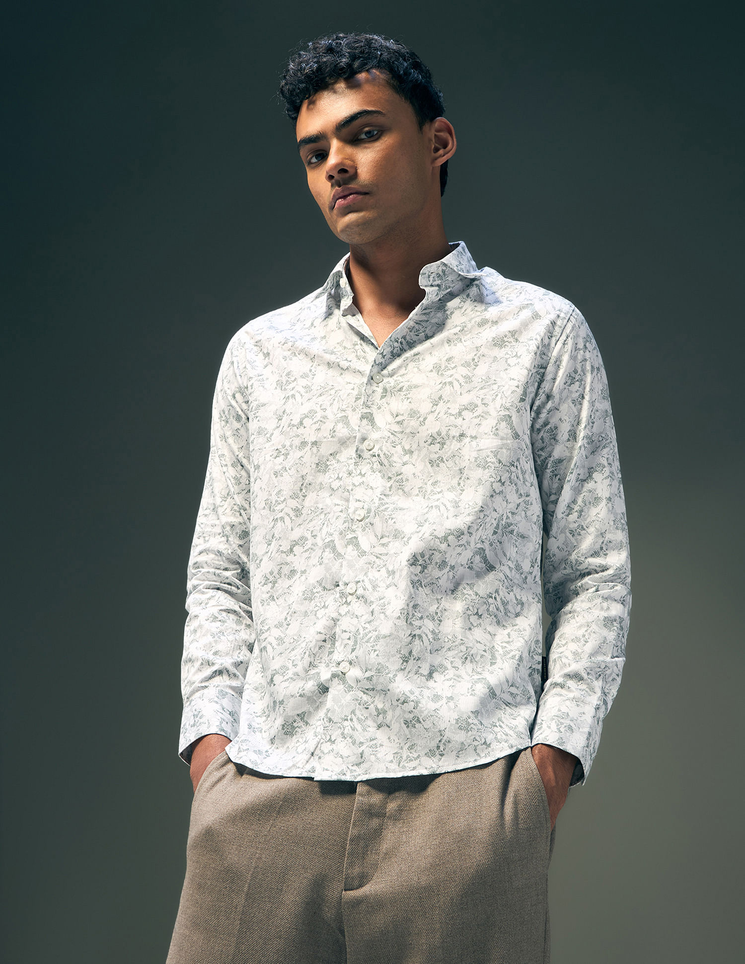 Flying Machine Regular Fit Printed Shirt