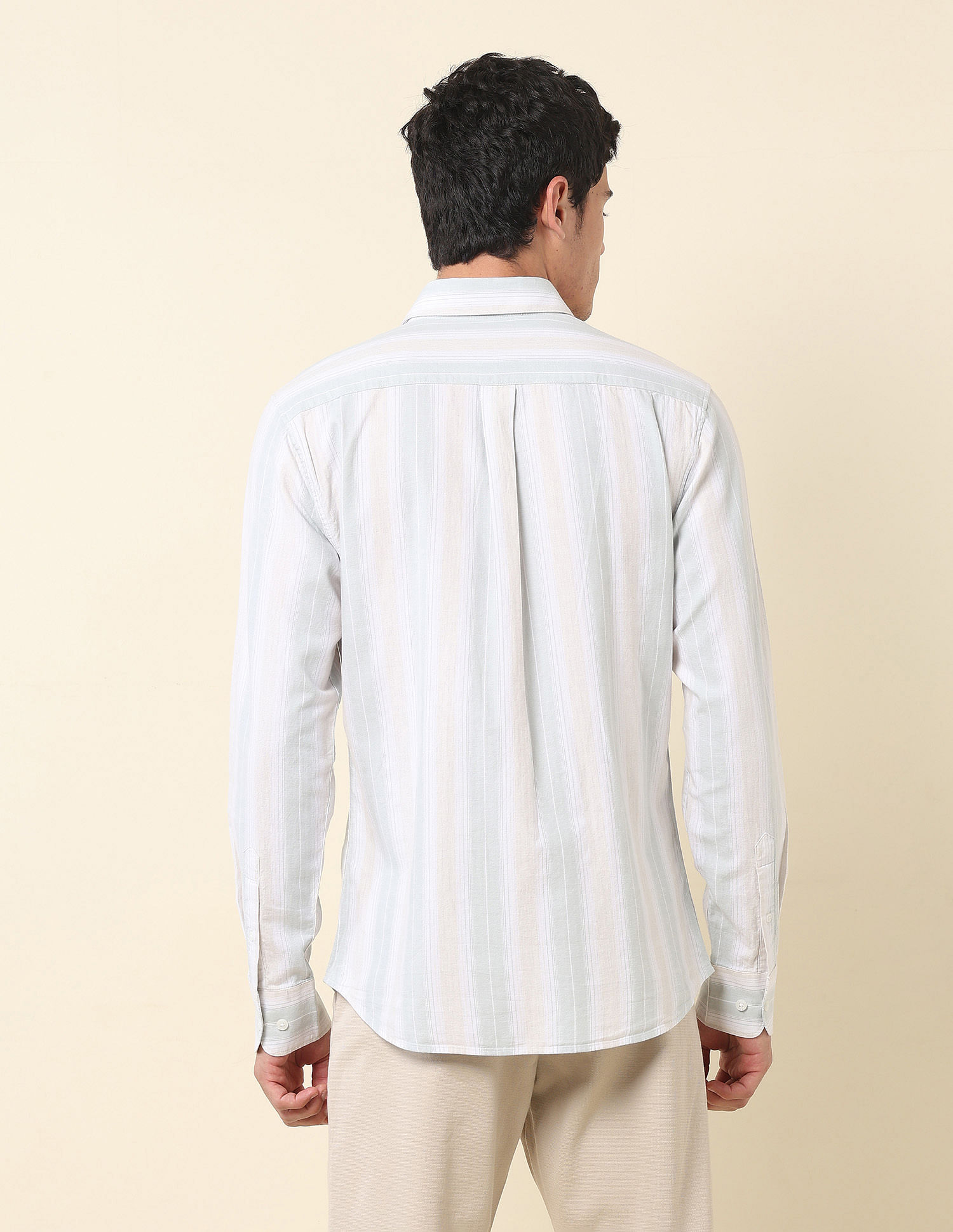 U.S. Polo Assn. Vertical Striped Twill Shirt