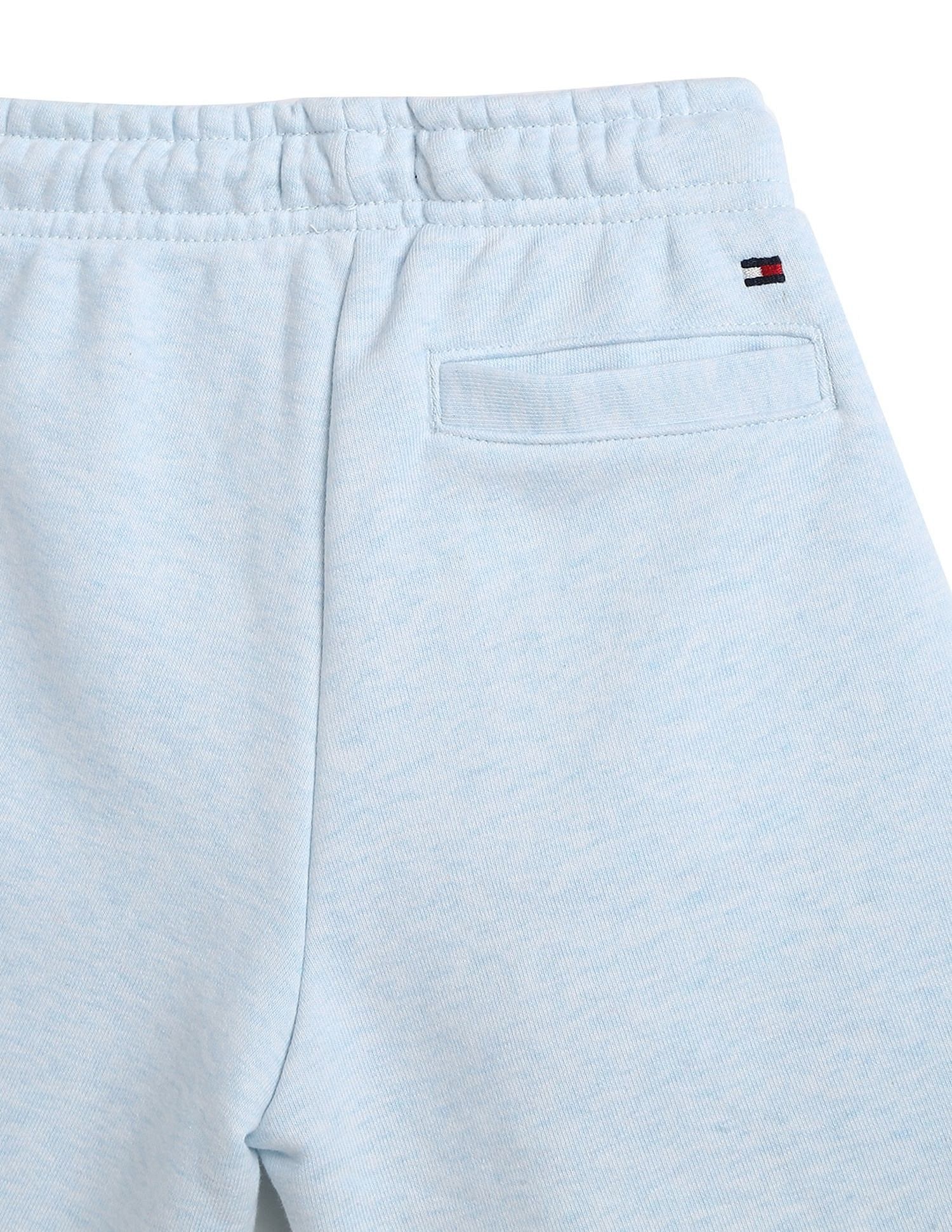 Tommy Hilfiger Kids Boys Solid Relaxed-Fit Cotton Shorts