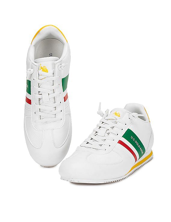 U.S. Polo Assn. Men Panelled Brand Stripe Nemsy Sneakers