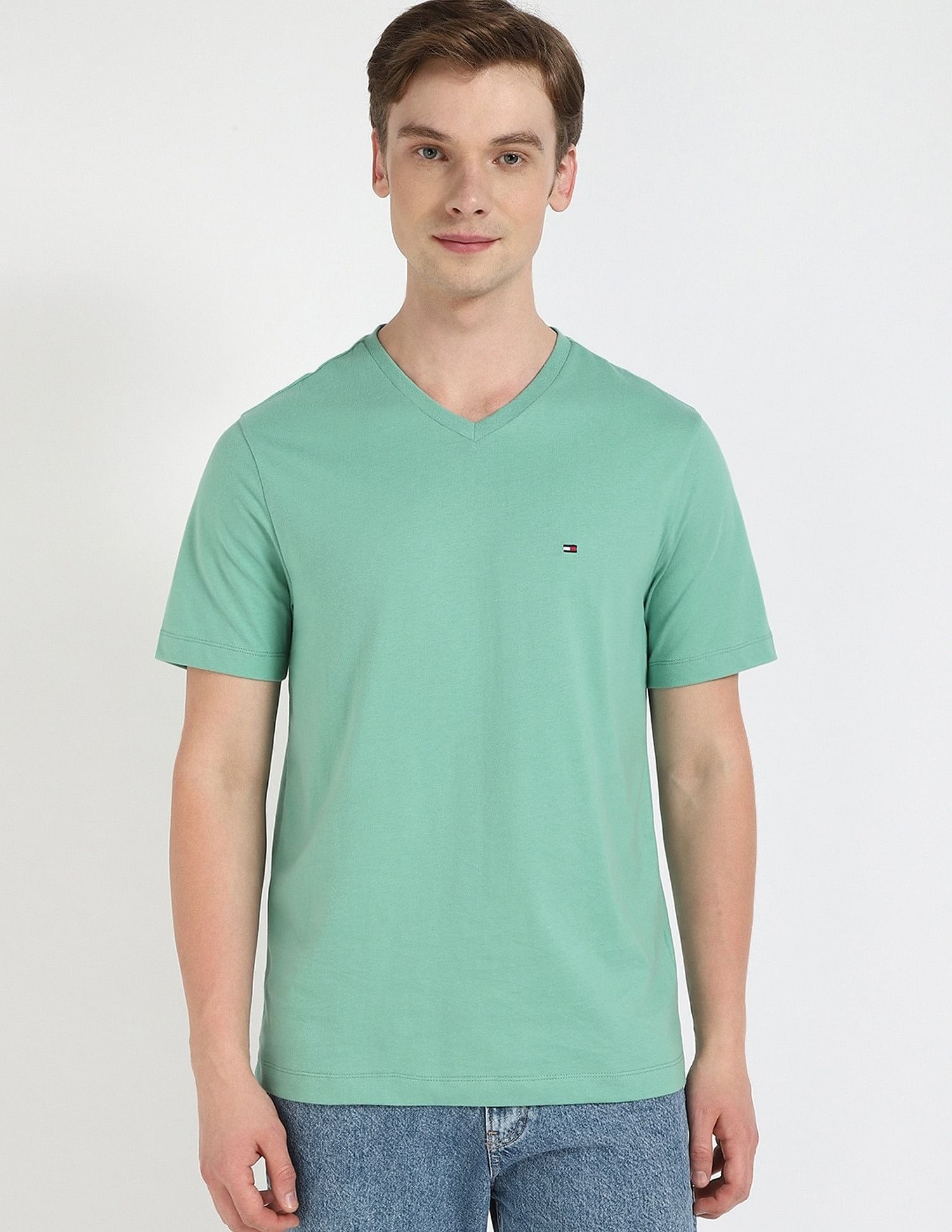 Tommy Hilfiger Solid Regular Fit T-shirt
