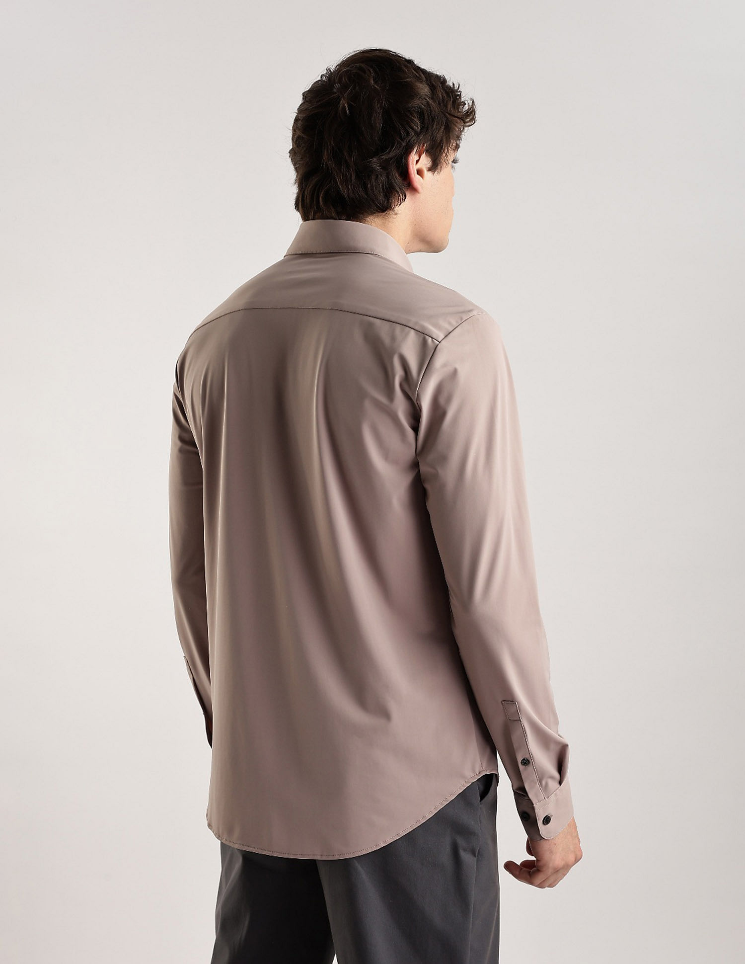 Calvin Klein Jeans Solid Slim Fit Woven Shirt