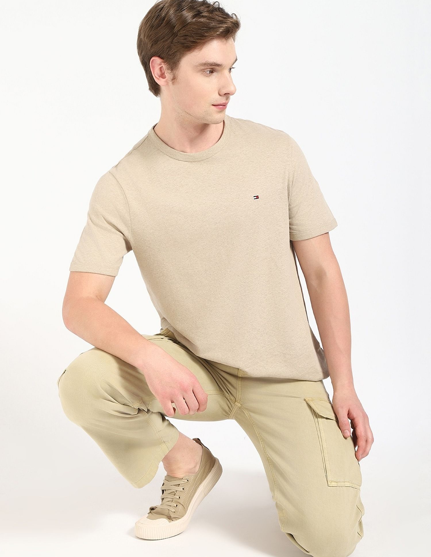 Tommy Hilfiger Solid Regular Fit T-shirt