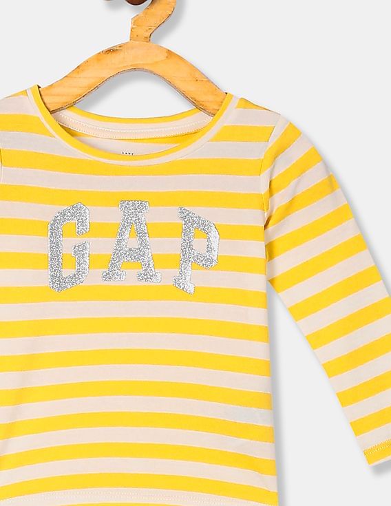 Buy GAP Girls Yellow Long Sleeve Stripe T-Shirt - NNNOW.com Buy GAP Girls Yellow Long Sleeve Stripe T-Shirt - NNNOW.com