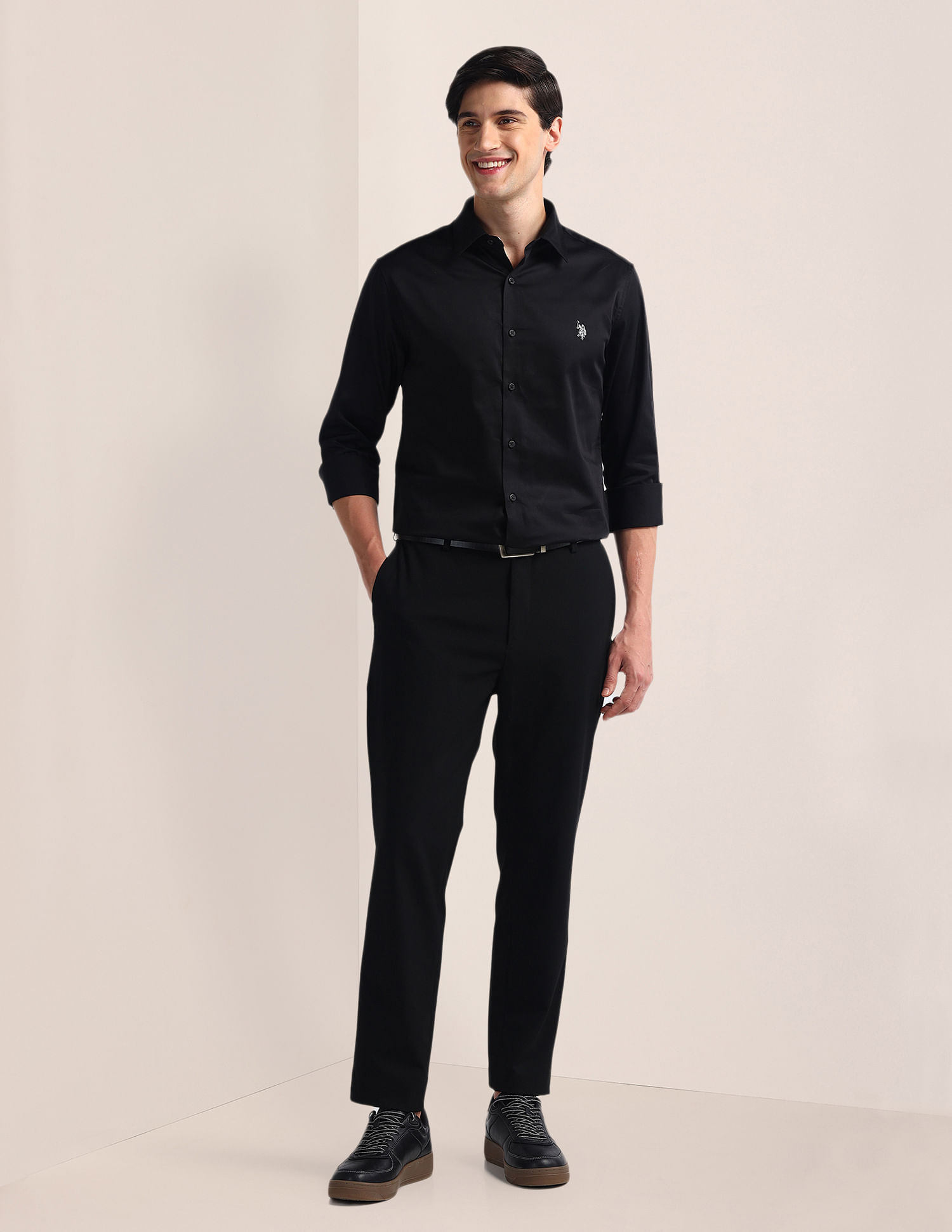U.S. Polo Assn. Tailored Fit Pure Cotton Shirt