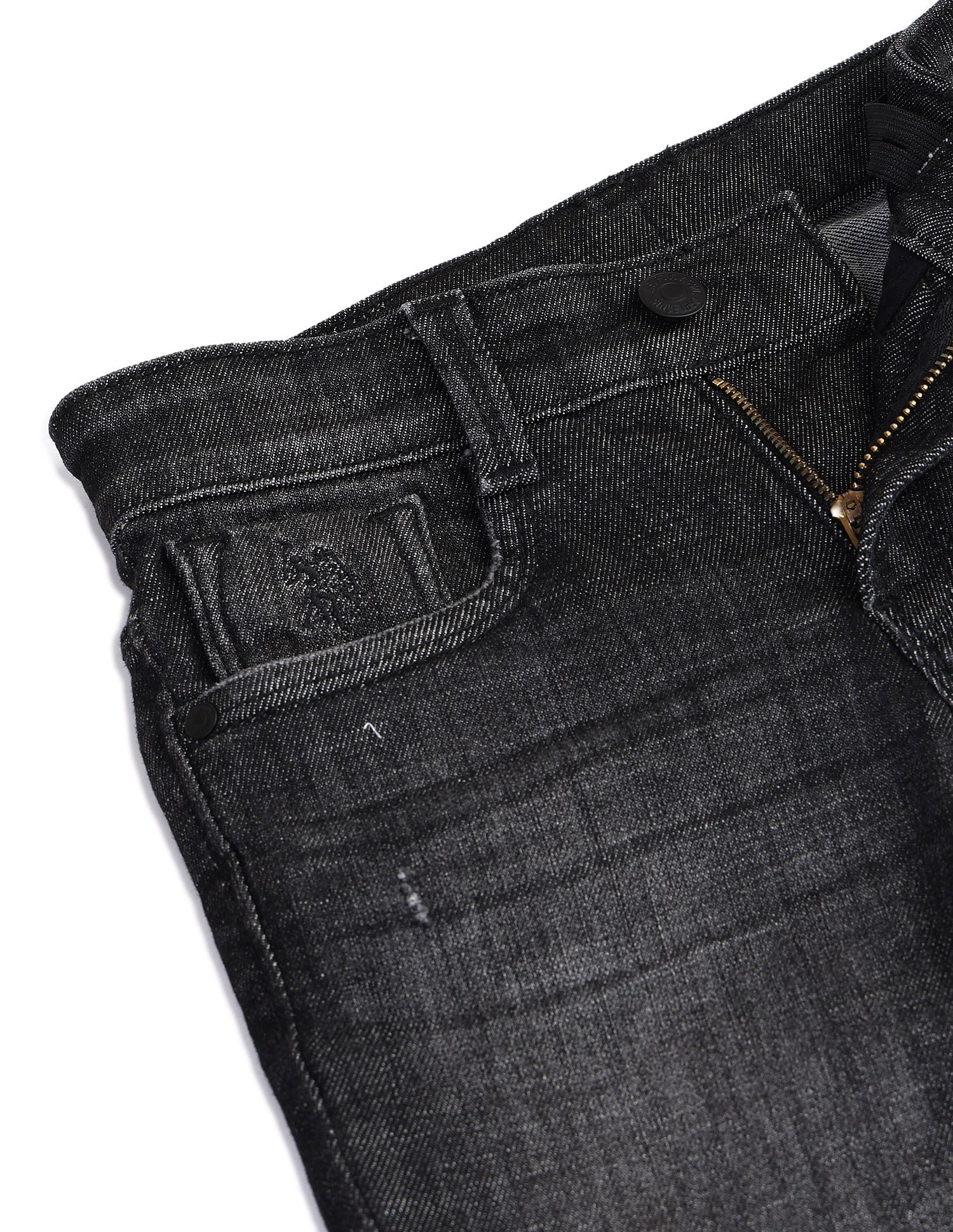 U.S. Polo Assn. Kids Boys Regular fit Grey Jeans