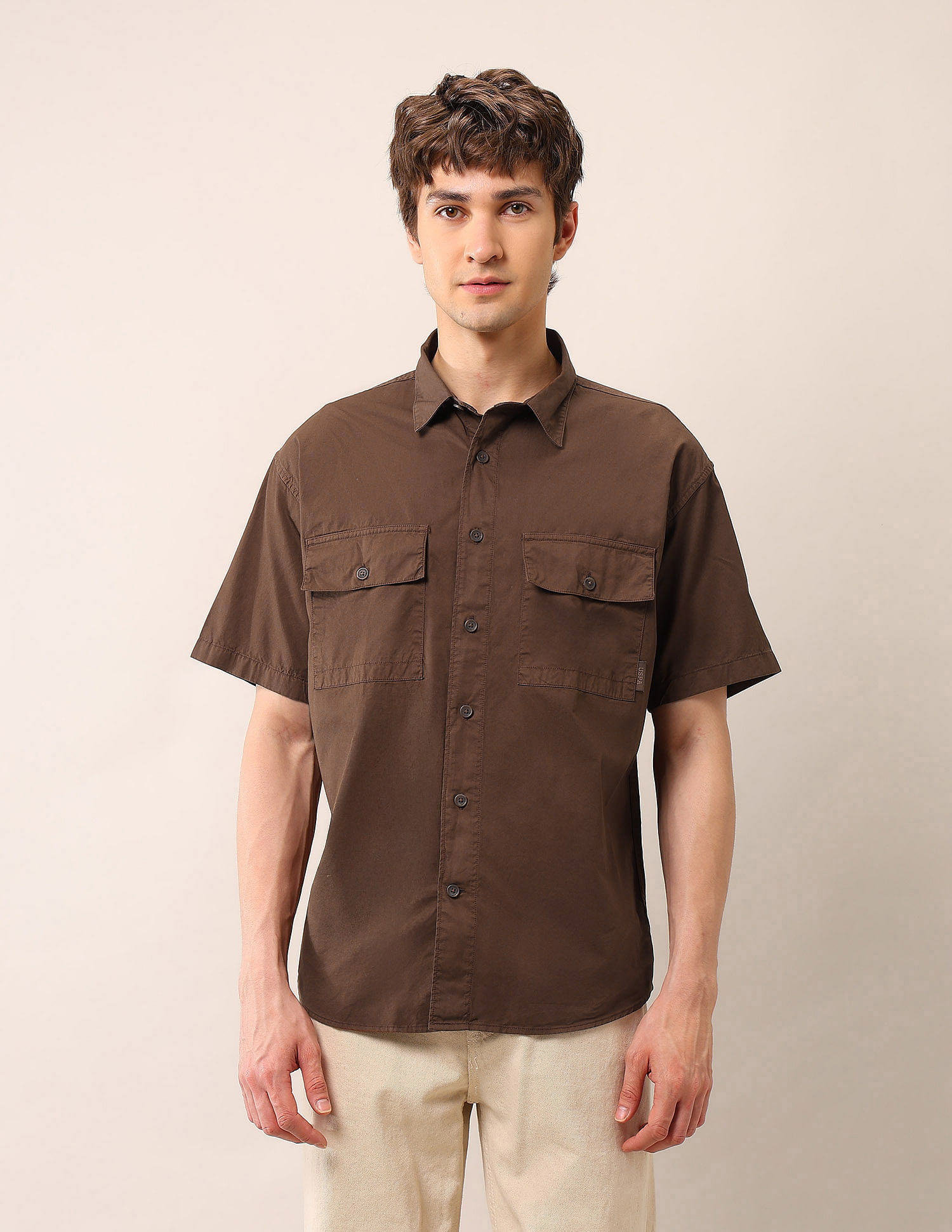 U.S. Polo Assn. Denim Co. Pure Cotton Regular Fit Twill Shirt