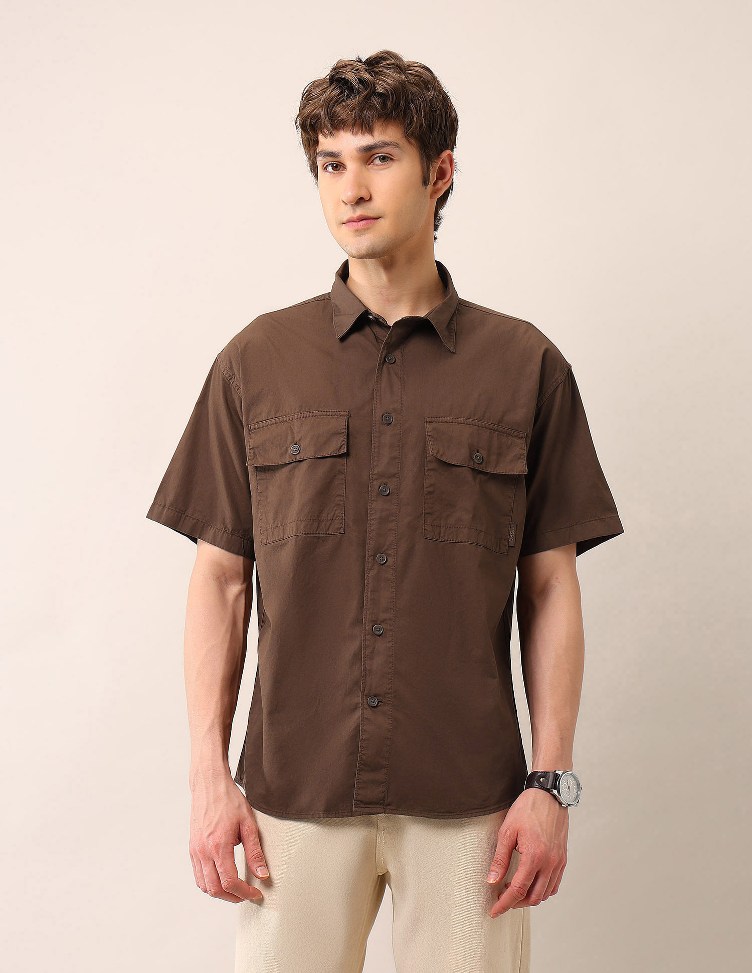 U.S. Polo Assn. Denim Co. Pure Cotton Regular Fit Twill Shirt