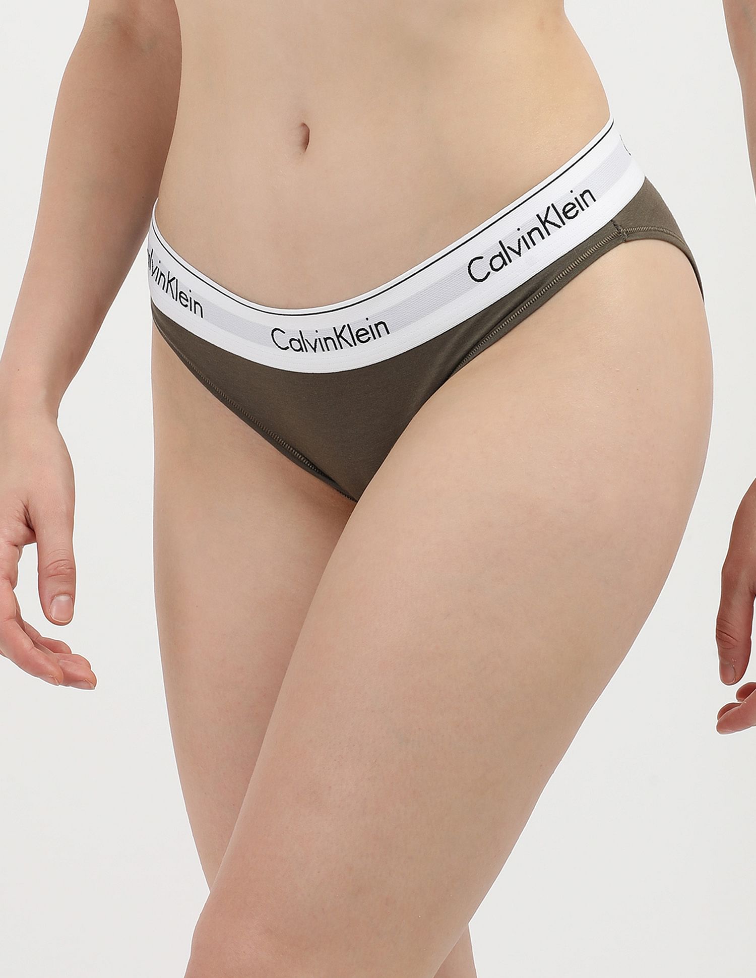 Calvin Klein Underwear Solid Mid Rise Bikini