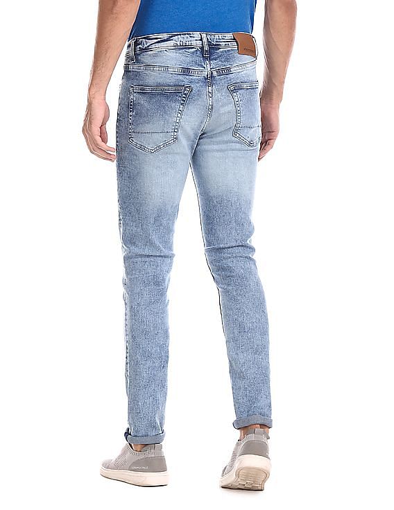 Aeropostale Super Skinny Fit Faded Jeans