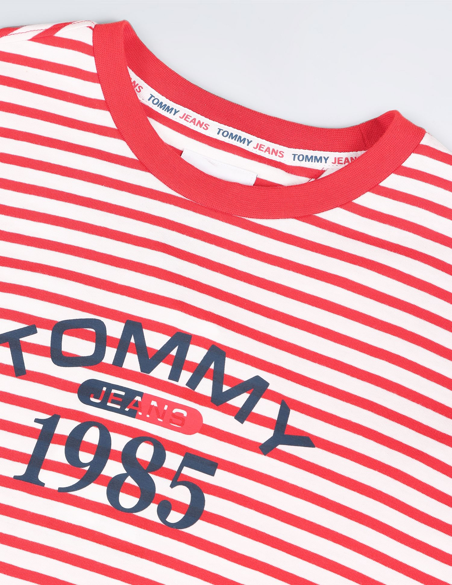 Tommy Hilfiger Transitional Cotton Horizontal Stripe T-Shirt