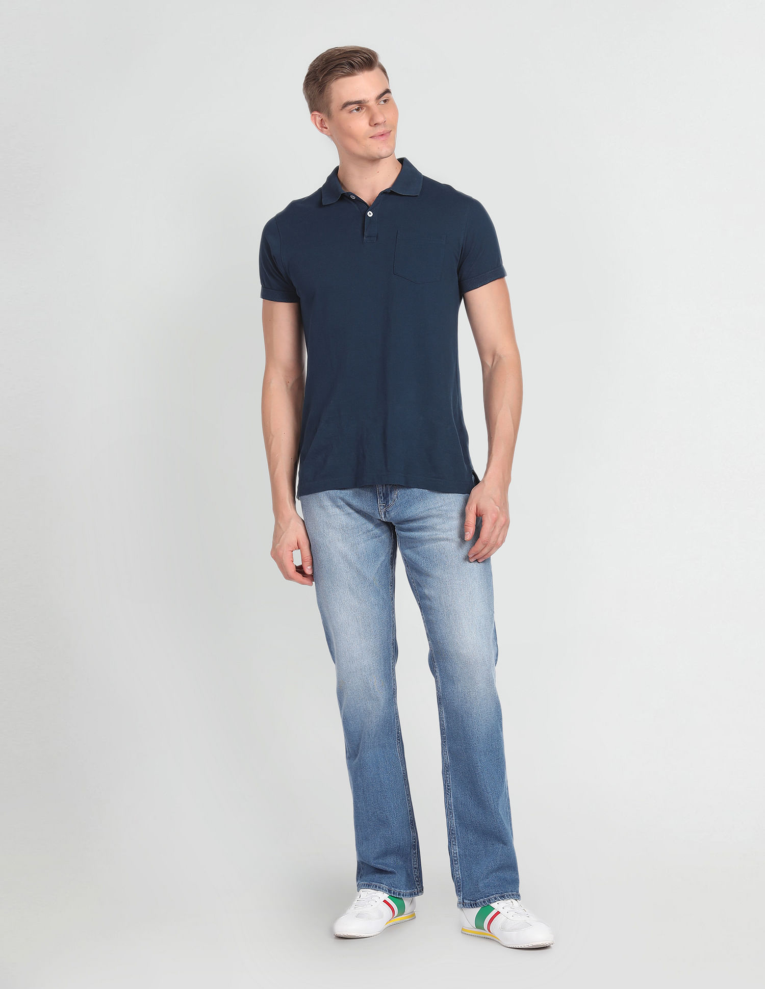 U.S. Polo Assn. Denim Co. Connor Bootcut Fit Blue Jeans