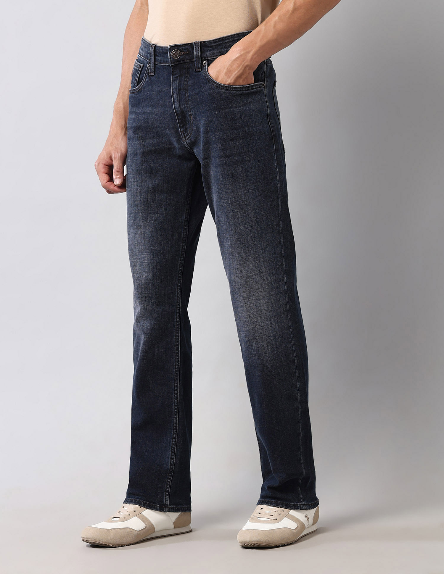 U.S. Polo Assn. Denim Co. Harold Slim Straight Fit Blue Vintage Jeans