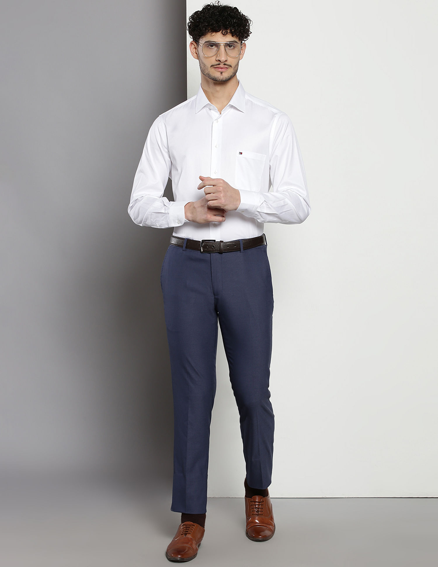 Tommy Hilfiger Cotton Twill Formal Shirt