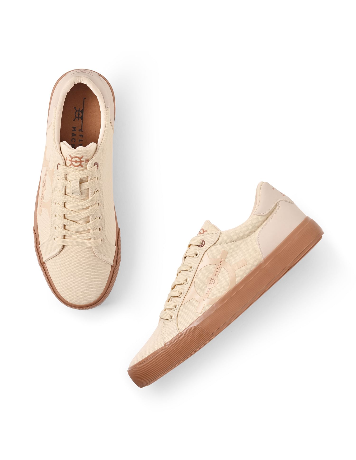 Flying Machine Round Toe Lace Up Dantoni Sneakers
