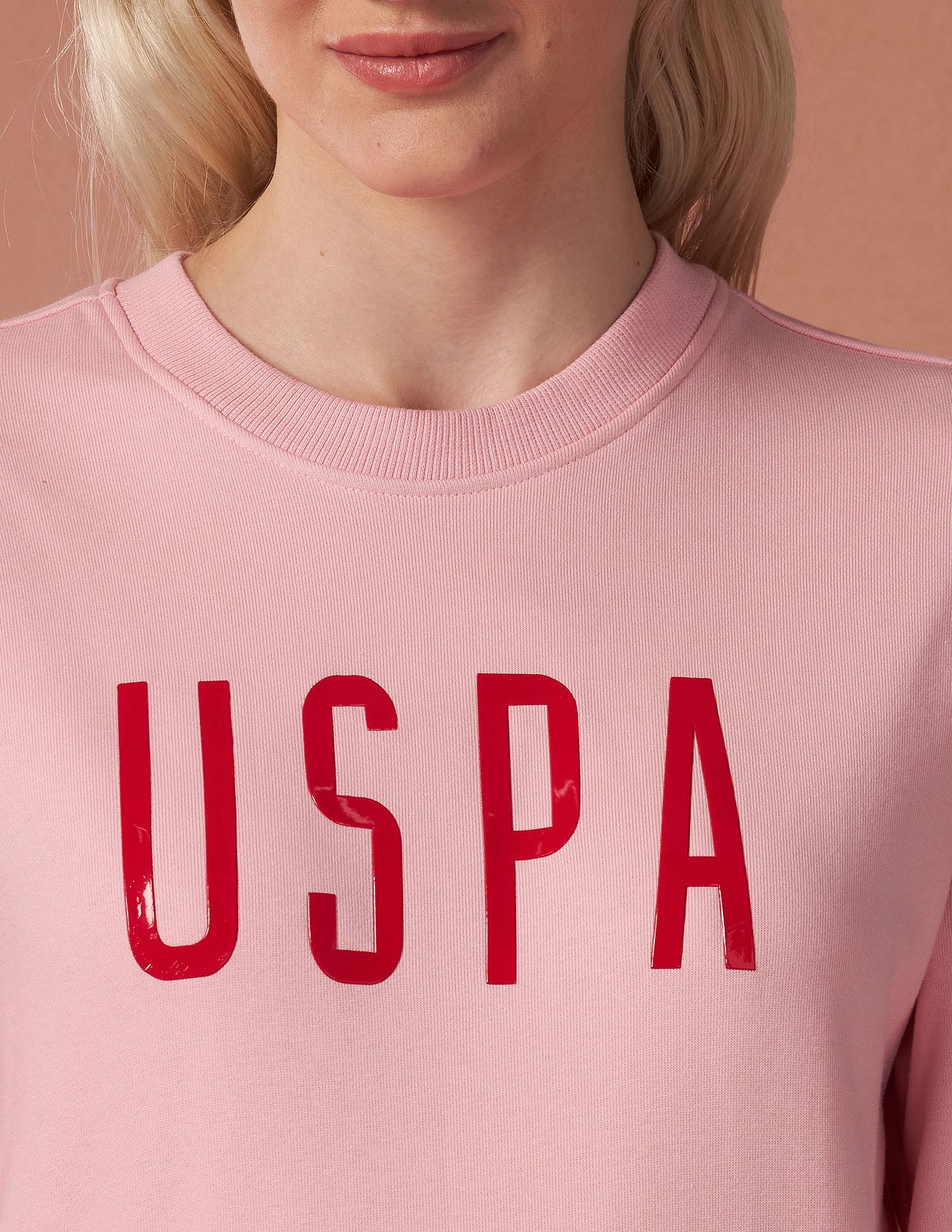 Buy U.S. Polo Assn. Women Drop Shoulder Hd Print Sweatshirt