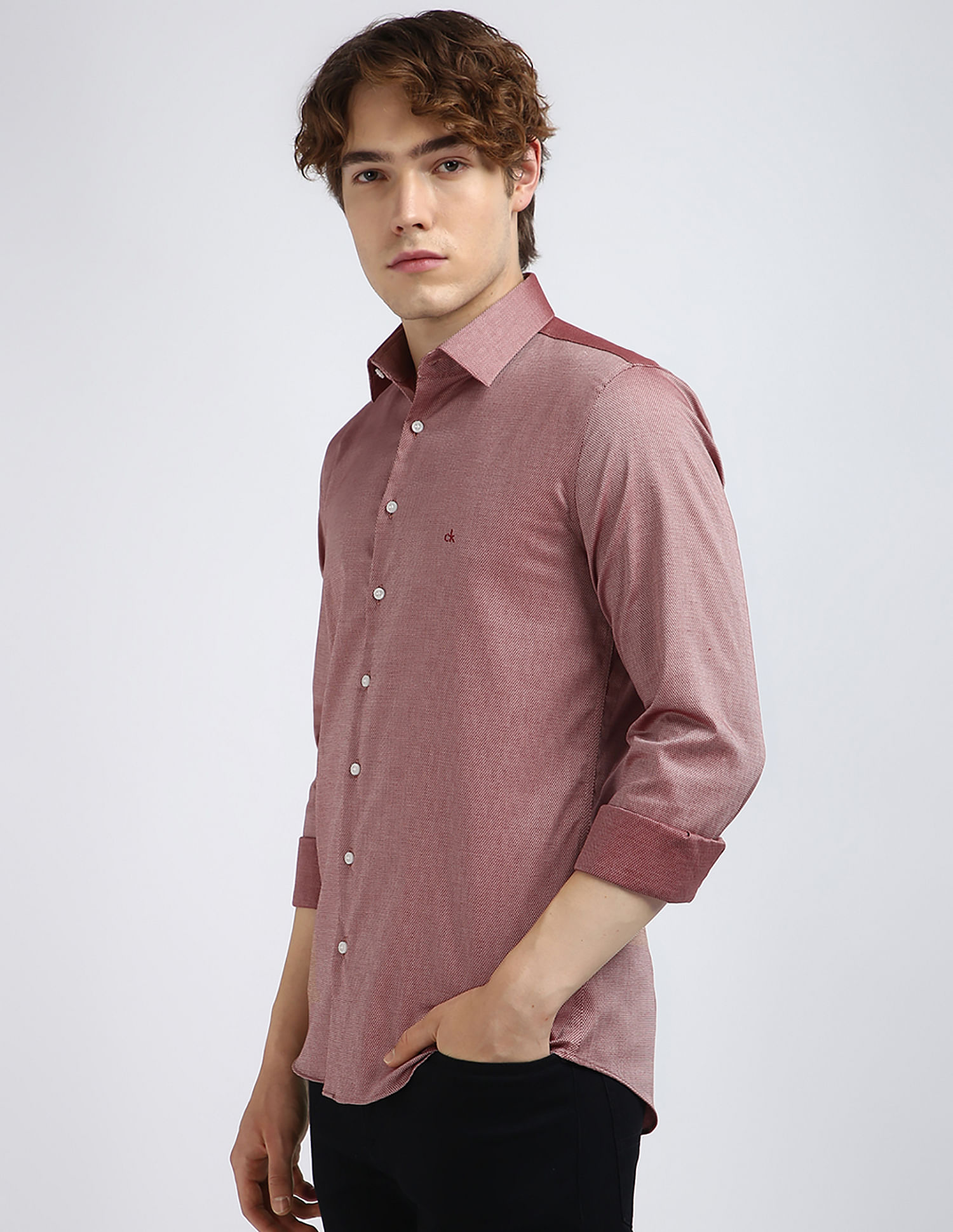 Calvin Klein Jeans Iron Pattern Slim Fit Shirt