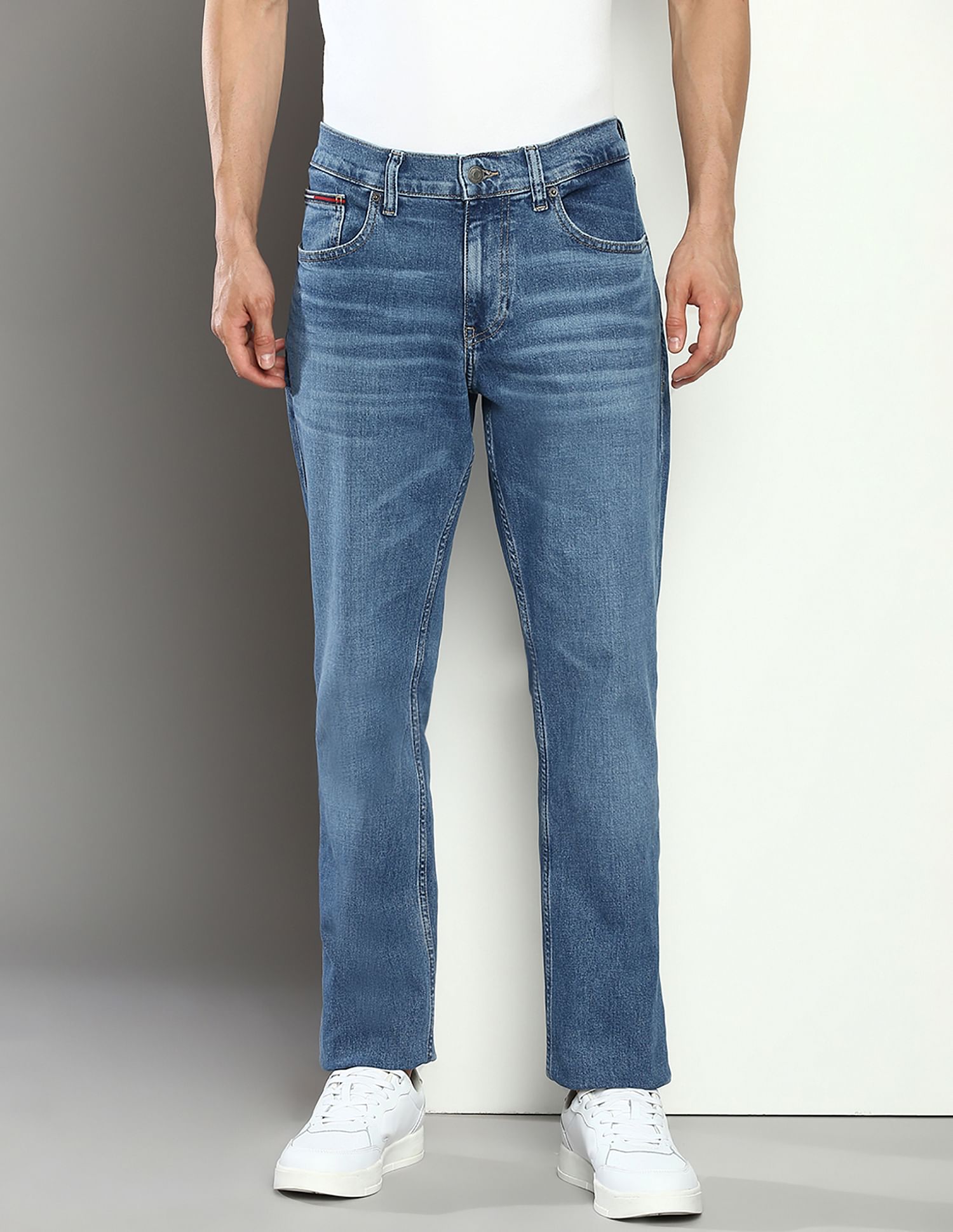 Tommy Hilfiger Recycled Cotton Straight Fit Jeans