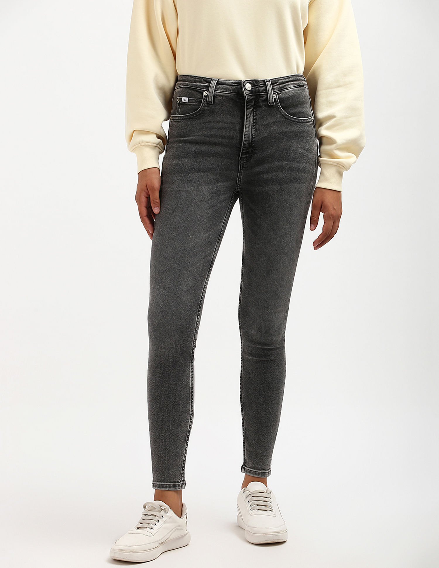 Calvin Klein High Rise Super Skinny Fit Jeans