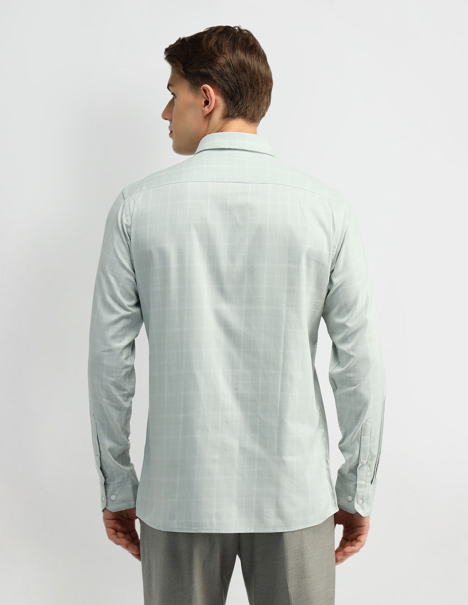 Arrow Tartan Check Twill Formal Shirt