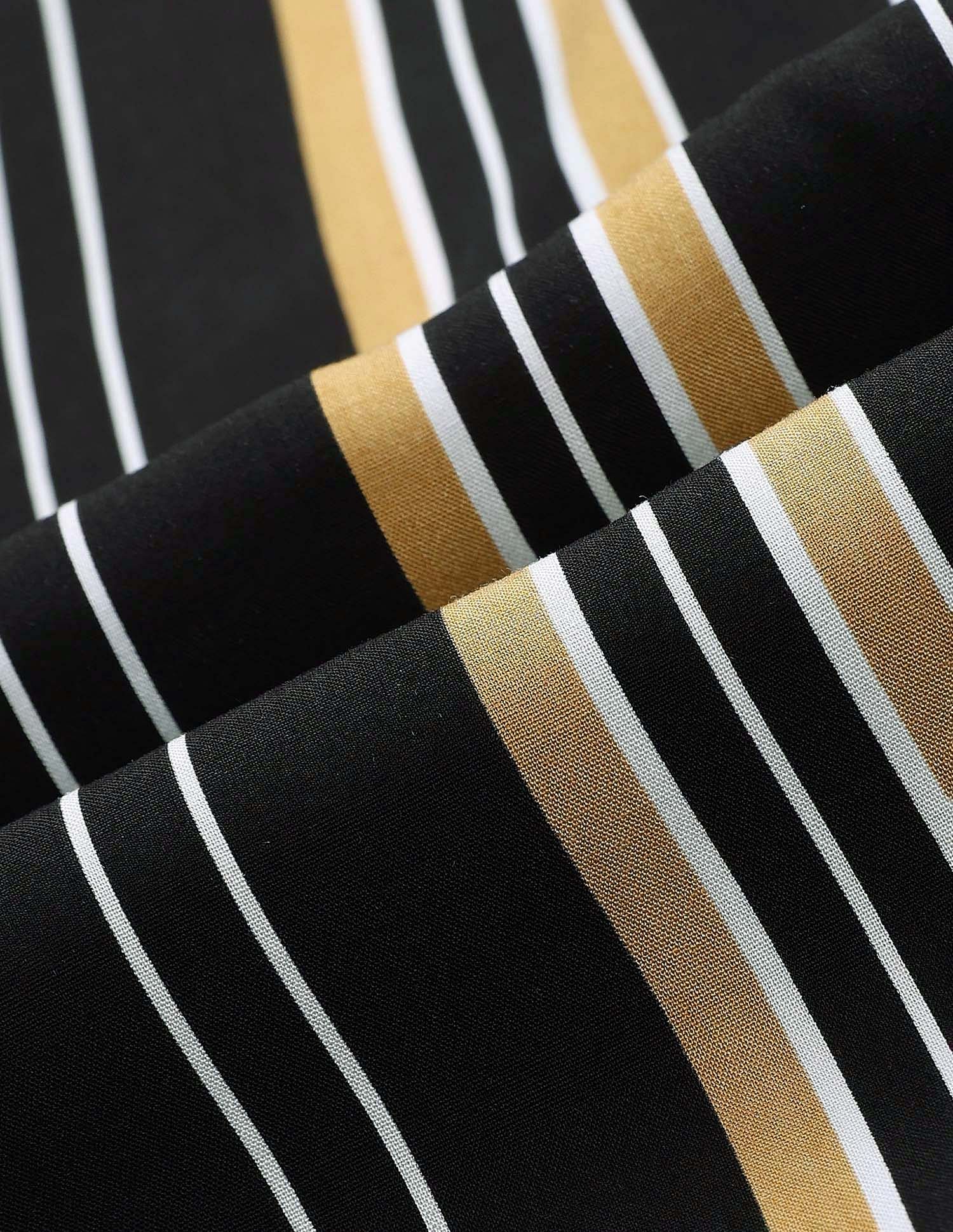 Flying Machine Vertical Striped Original Cuban Shirt