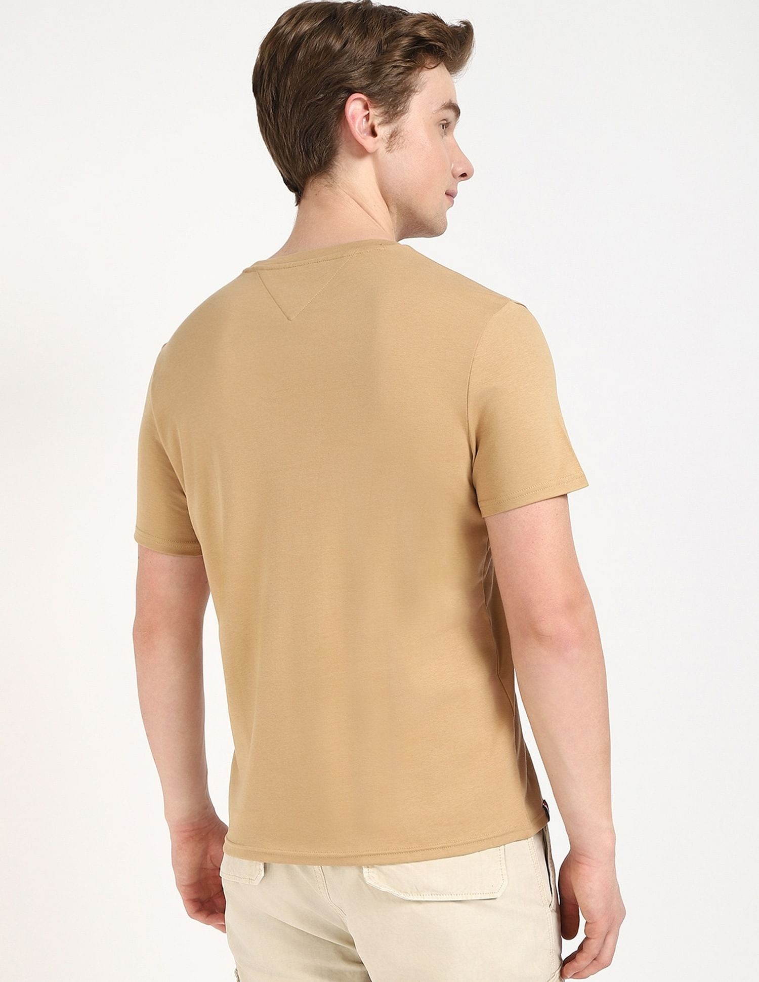 Tommy Hilfiger Solid Regular-Fit Cotton T-Shirt