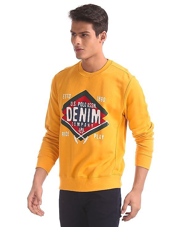 U.S. Polo Assn. Crew Neck Printed Sweatshirt