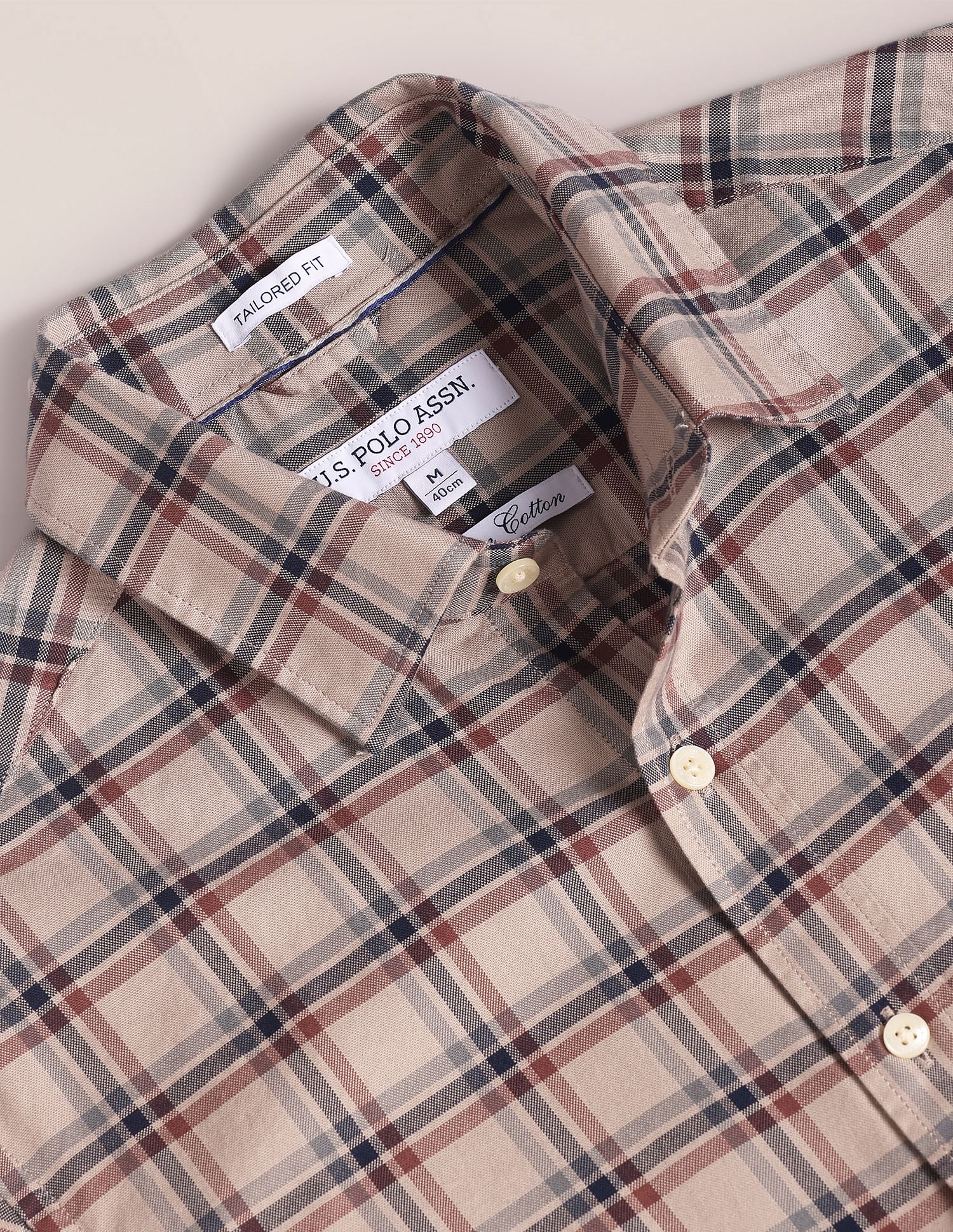 U.S. Polo Assn. Tartan Check Short Sleeve Shirt