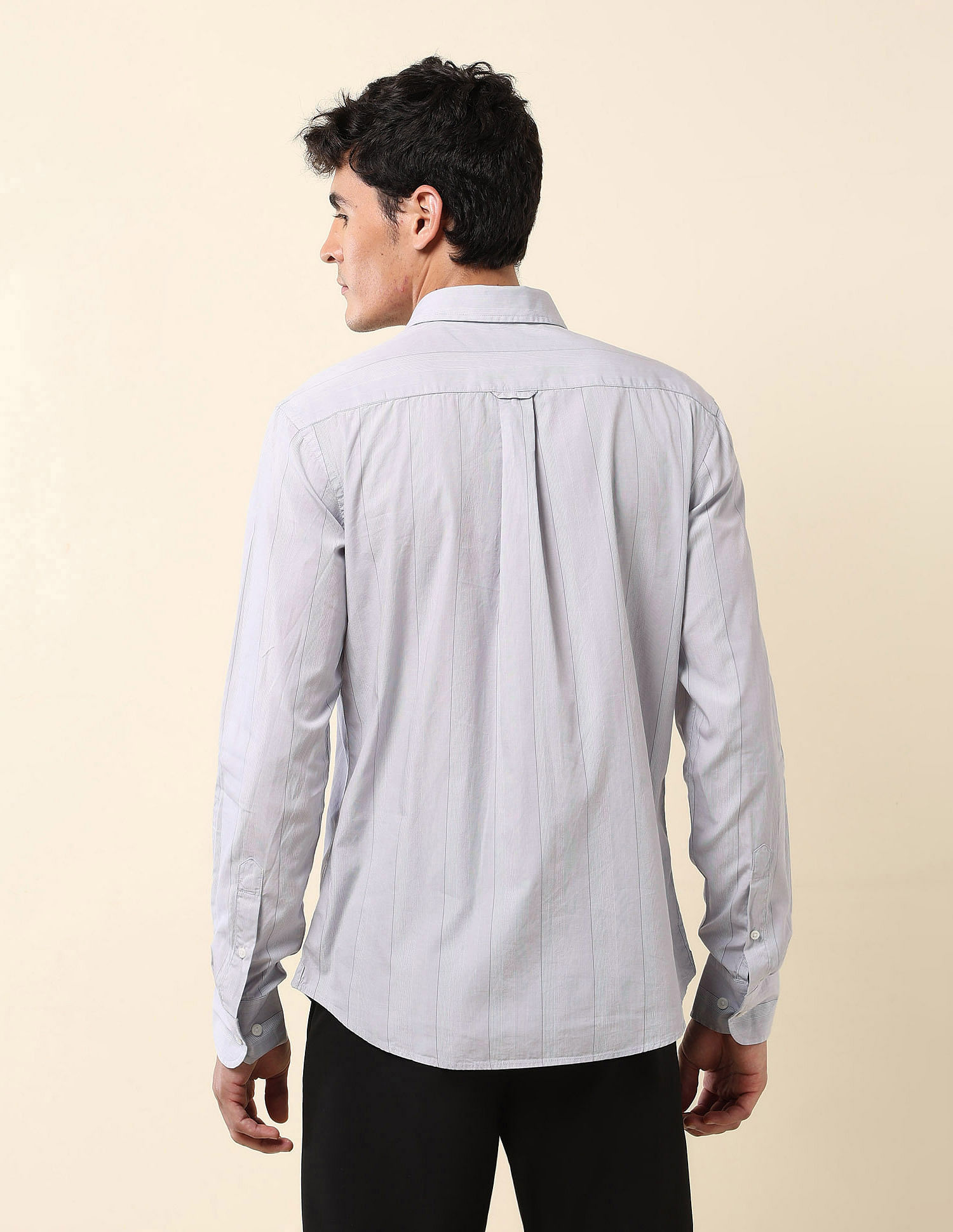 U.S. Polo Assn. Pinstriped Pure Cotton Shirt
