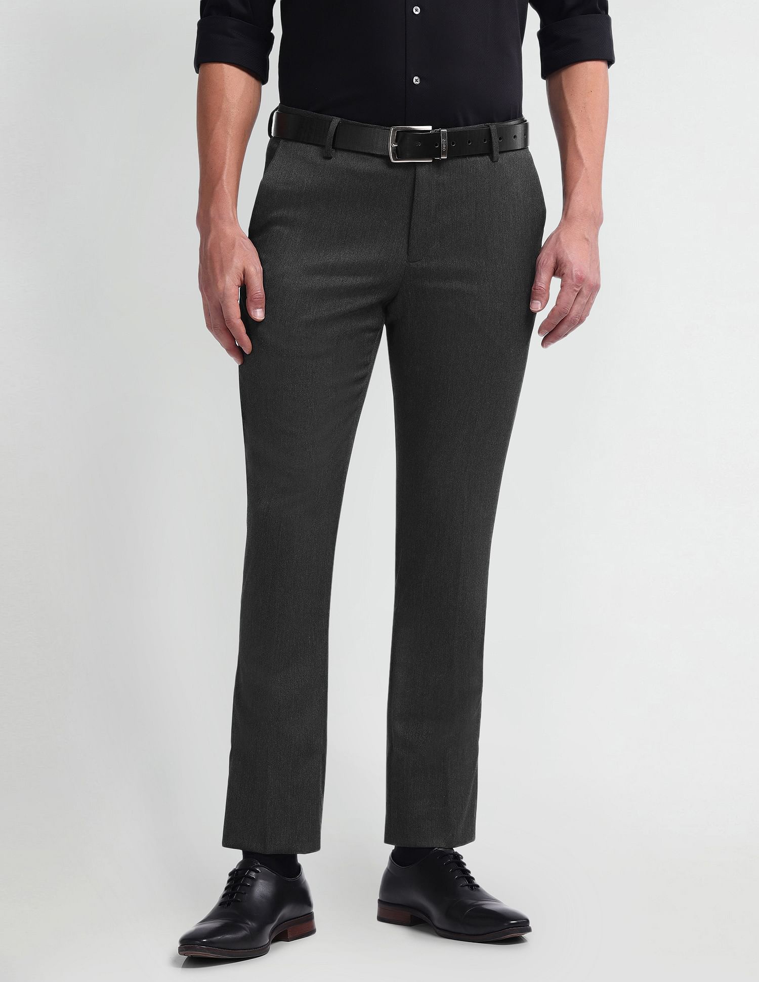 Arrow Geometric Patterned Tapered Fit Trousers