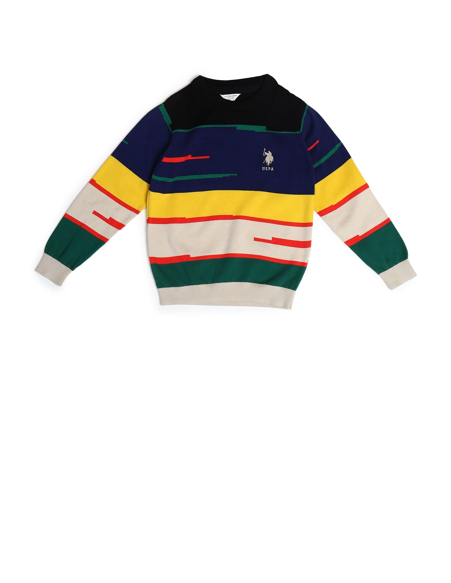 U.S. Polo Assn. Kids Boys Cotton Regular Fit Sweater