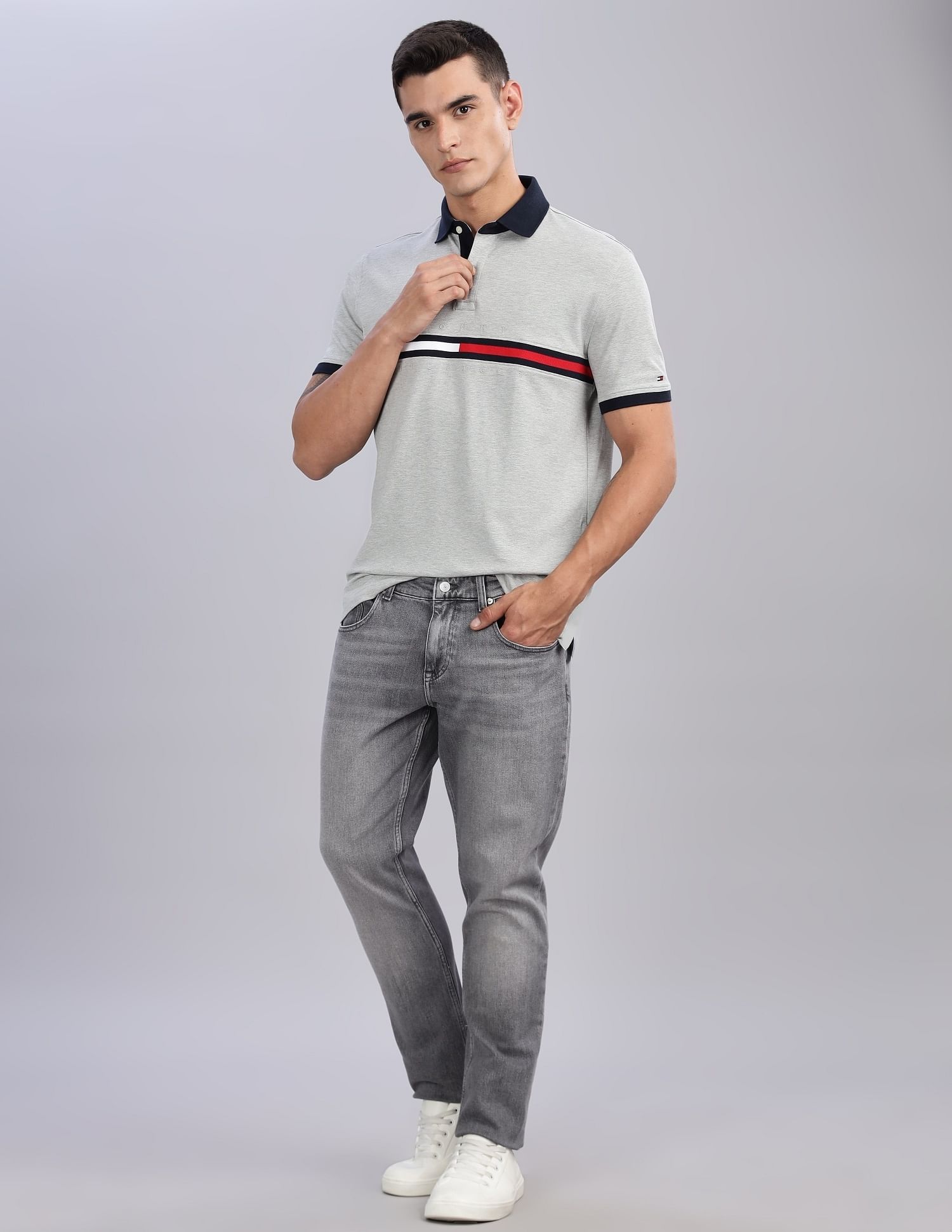 Tommy Hilfiger Printed Regular-Fit Cotton Polo Shirts