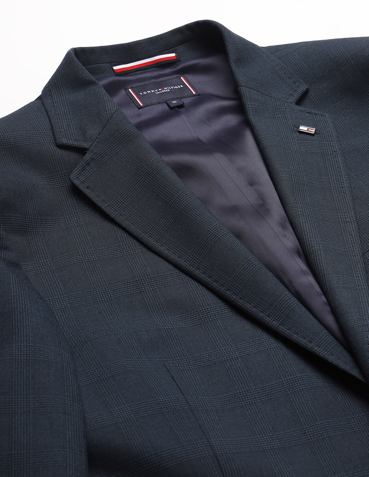Tommy Hilfiger Tartan Check Regular Fit Blazer