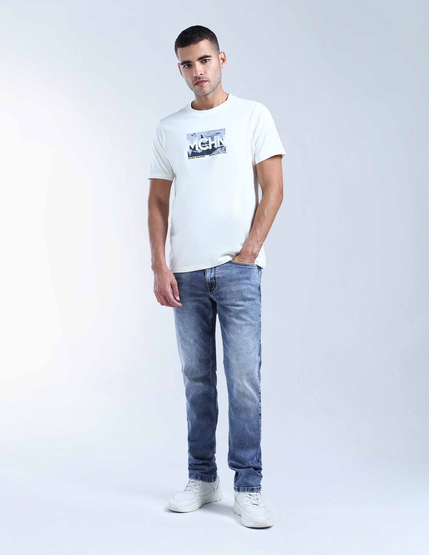 Flying Machine Freddie Slim Straight Fit Jeans