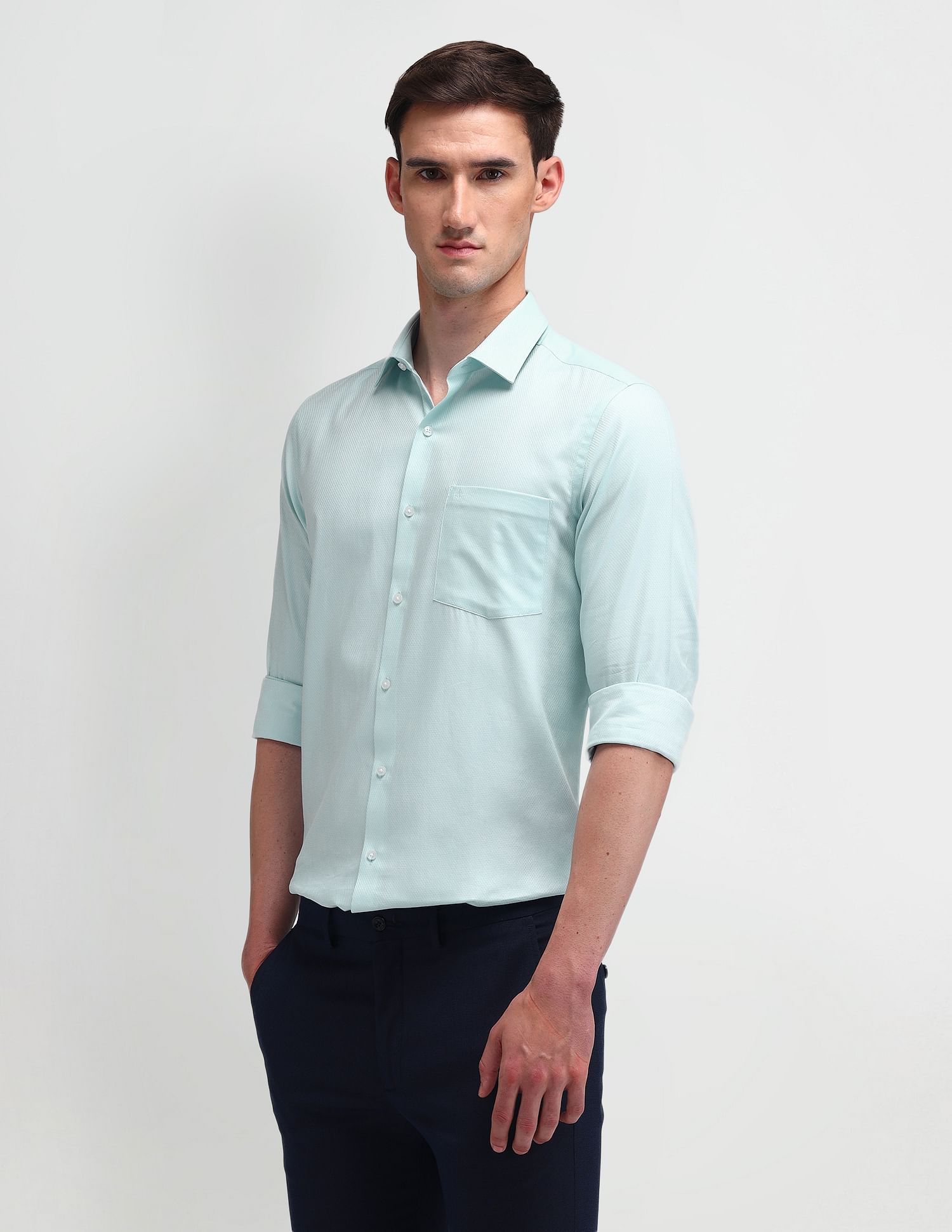 Arrow Liberty Classic Fit Textured Shirt