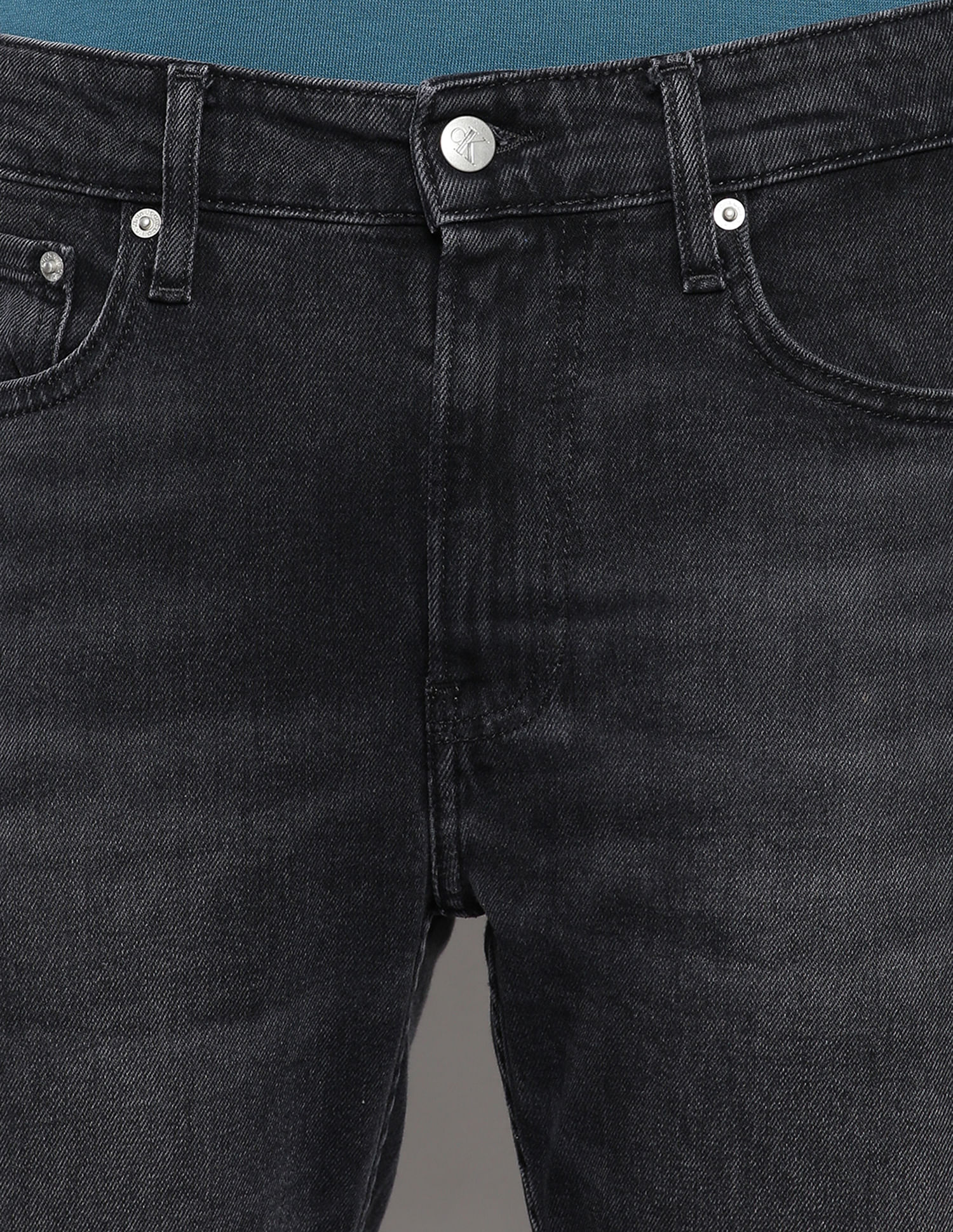 Calvin Klein Mid Rise Slim Tapered Fit Jeans
