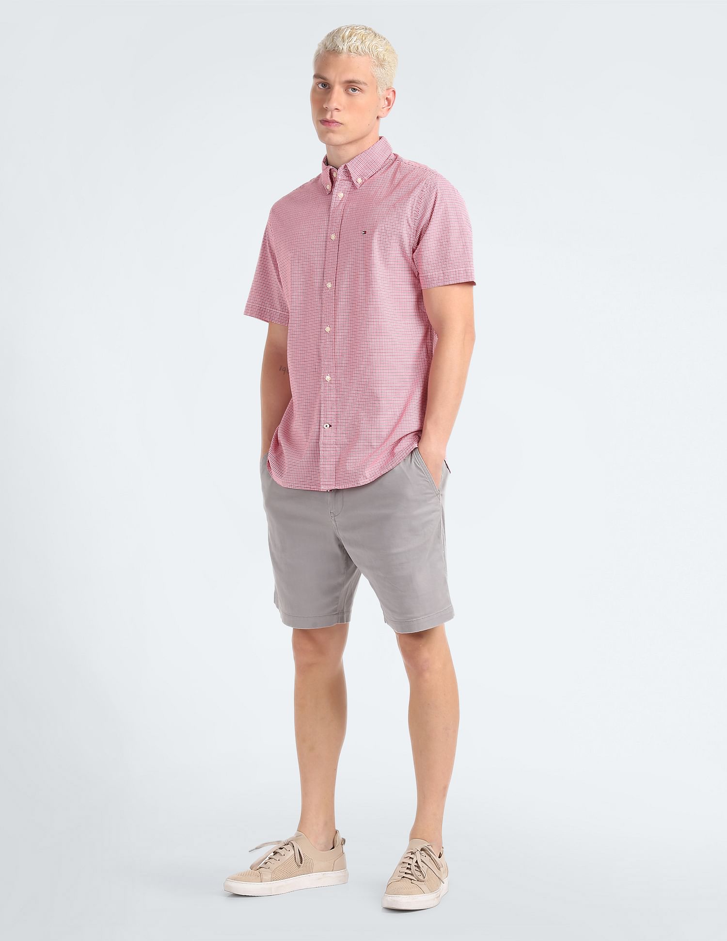 Tommy Hilfiger Grid Tattersall Check Regular Fit Casual Shirt