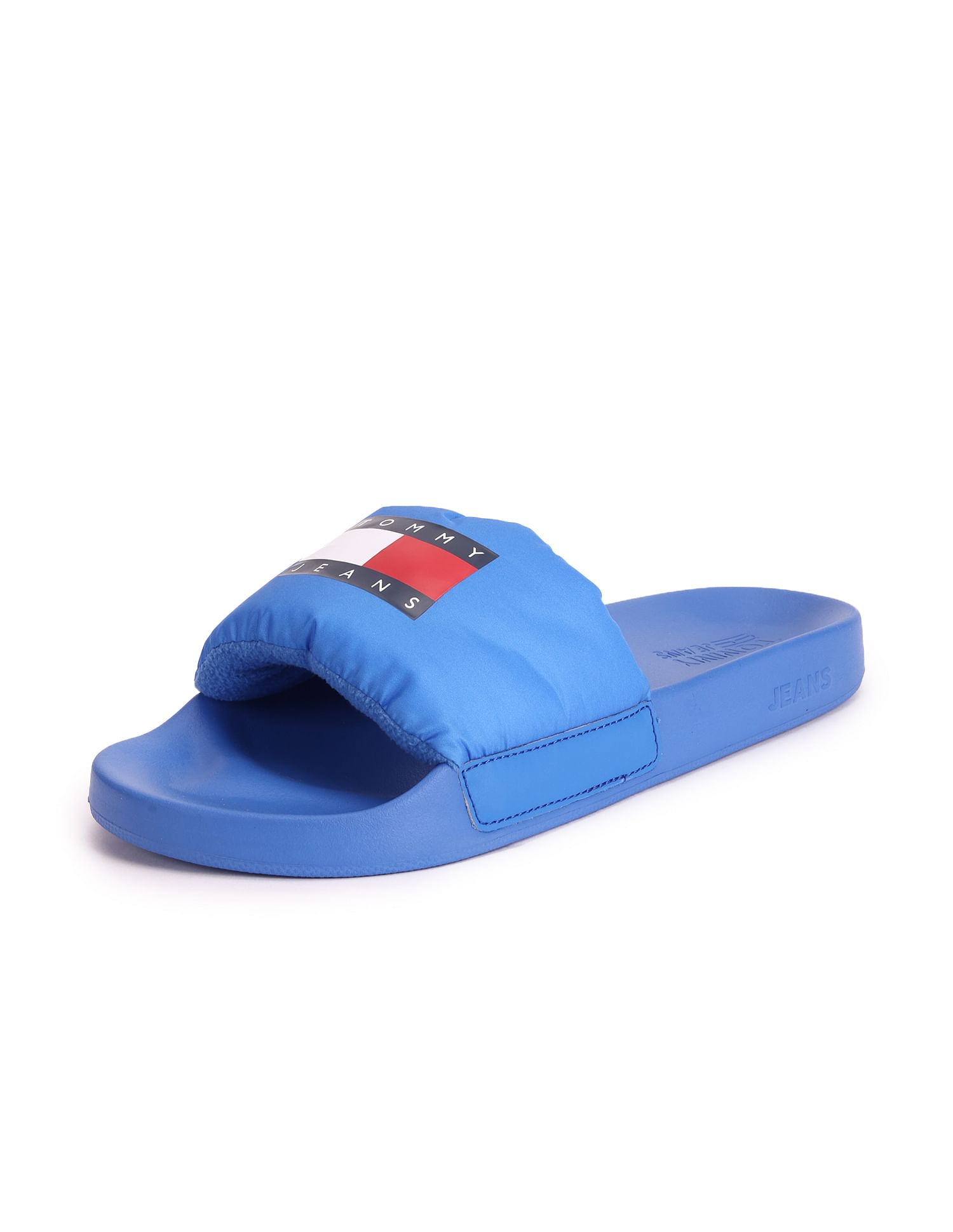 Buy Tommy Hilfiger Brand Print Padded Pool Slides NNNOW