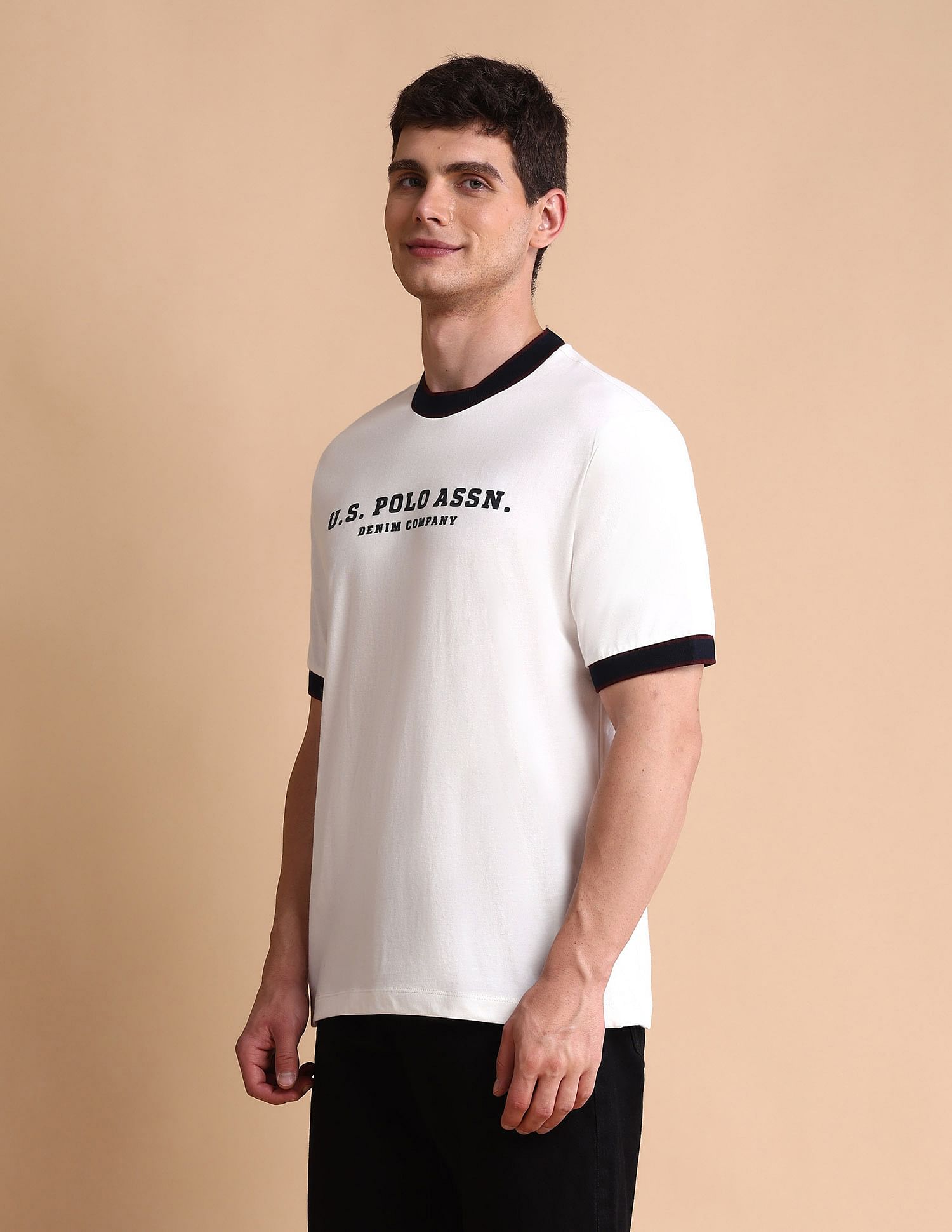 U.S. Polo Assn. Denim Co. Pure Cotton Muscle Fit T-Shirt