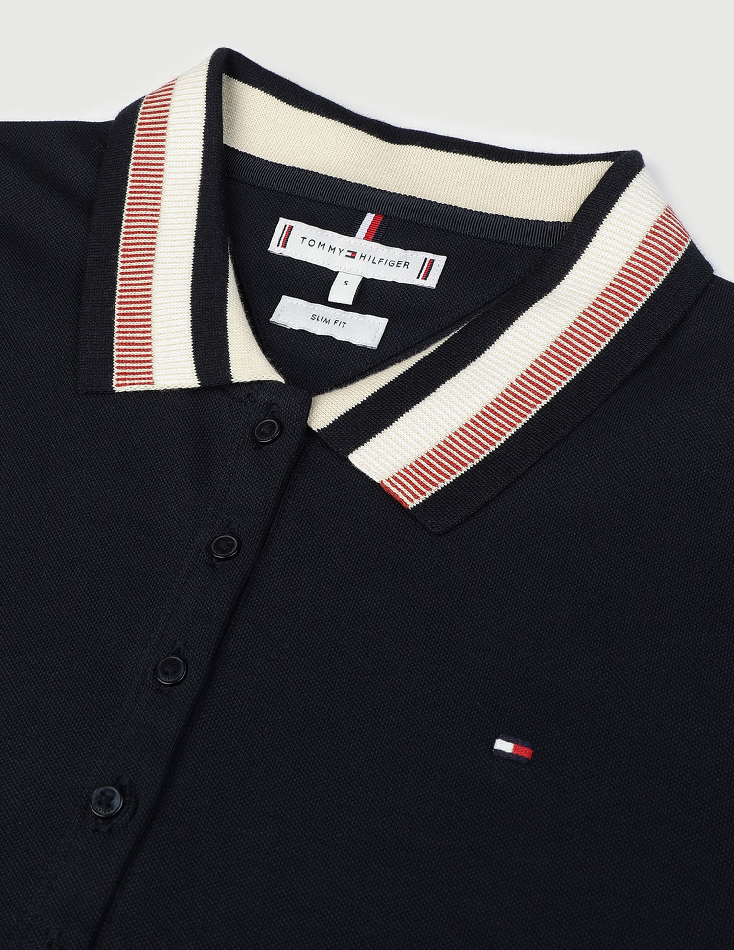 Tommy Hilfiger Slim Fit Solid Polo Shirt