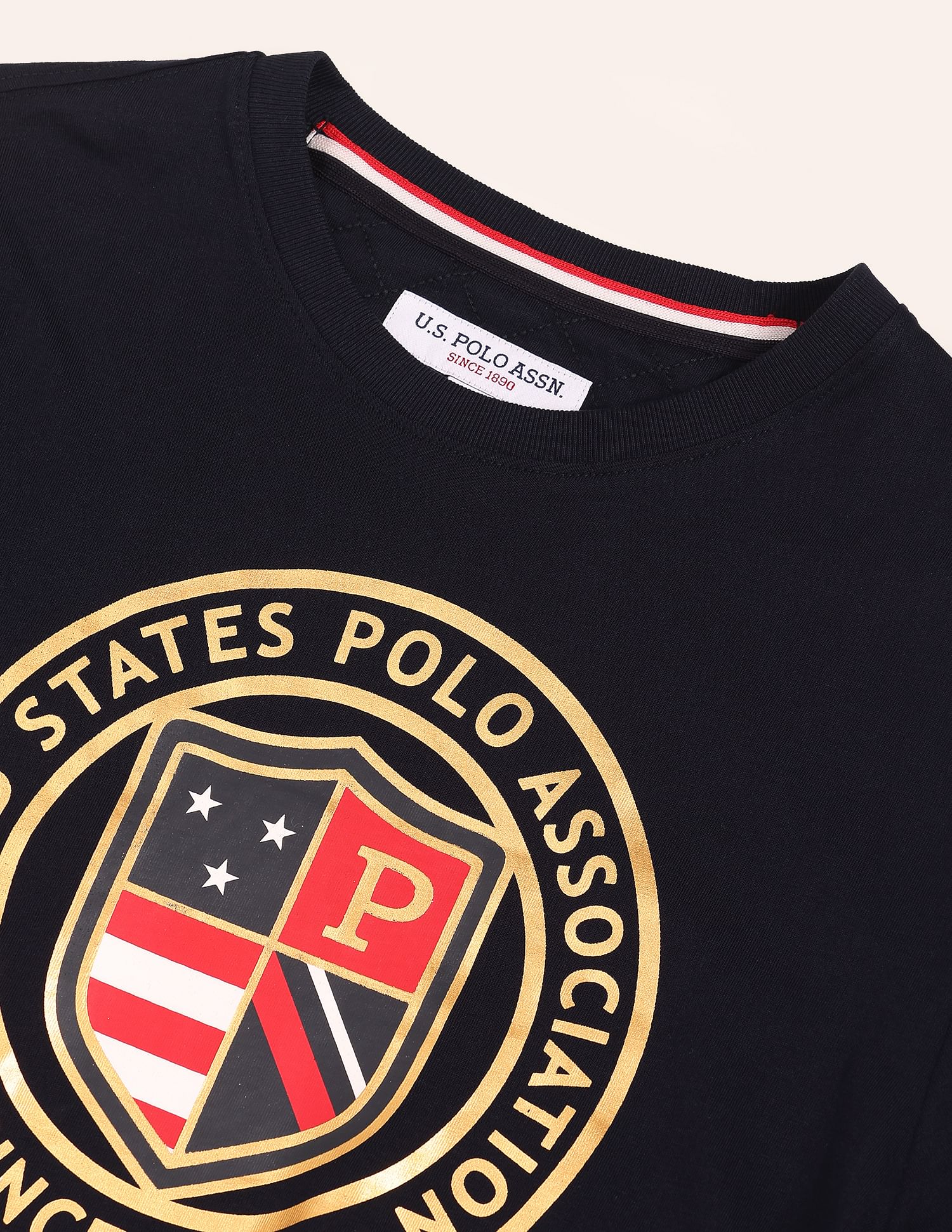 U.S. Polo Assn. Gold Crest Print T-Shirt
